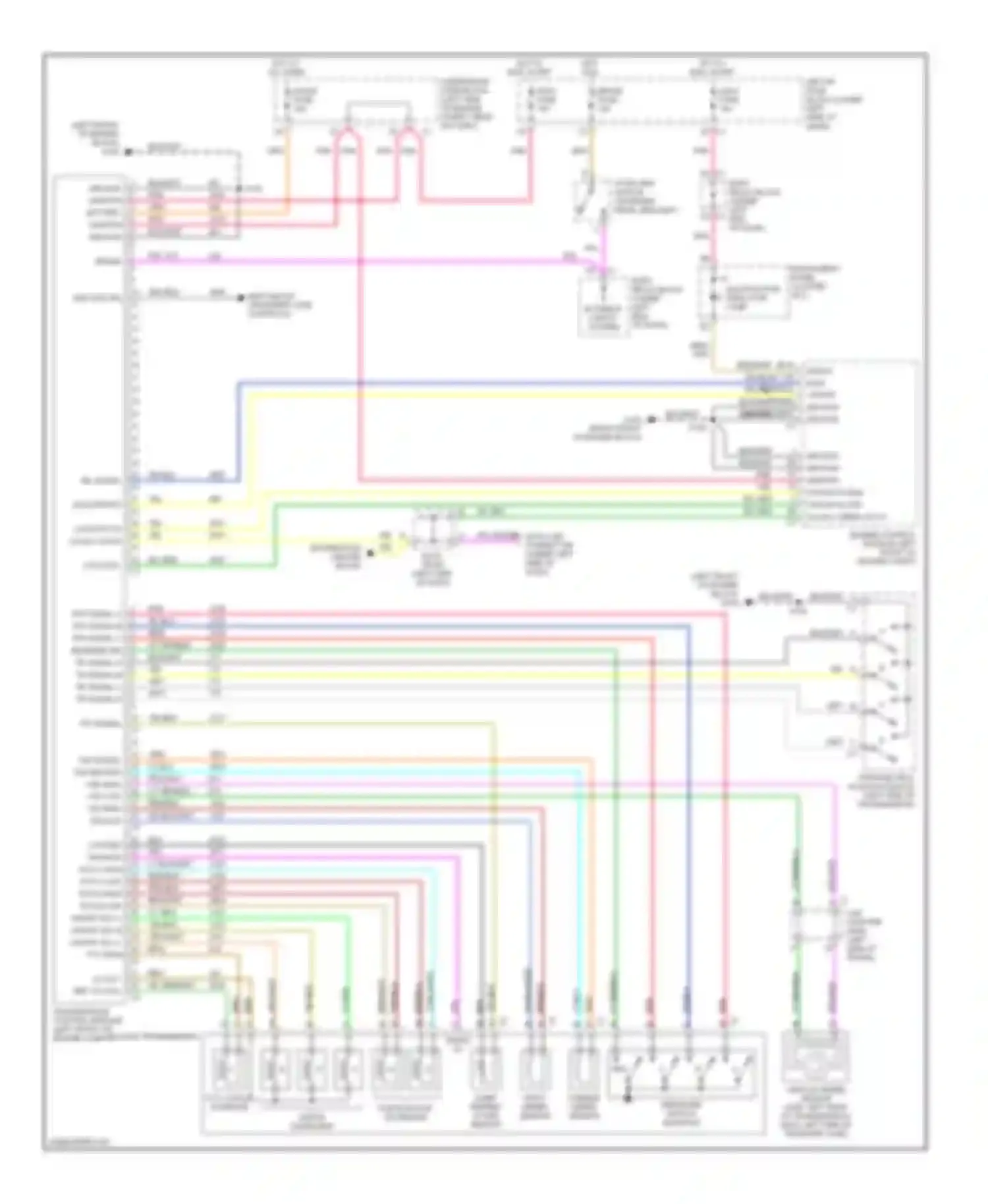 Wiring diagram sig hi-front for Chevrolet Silverado 3500  (2002-2006) (1 of 4)