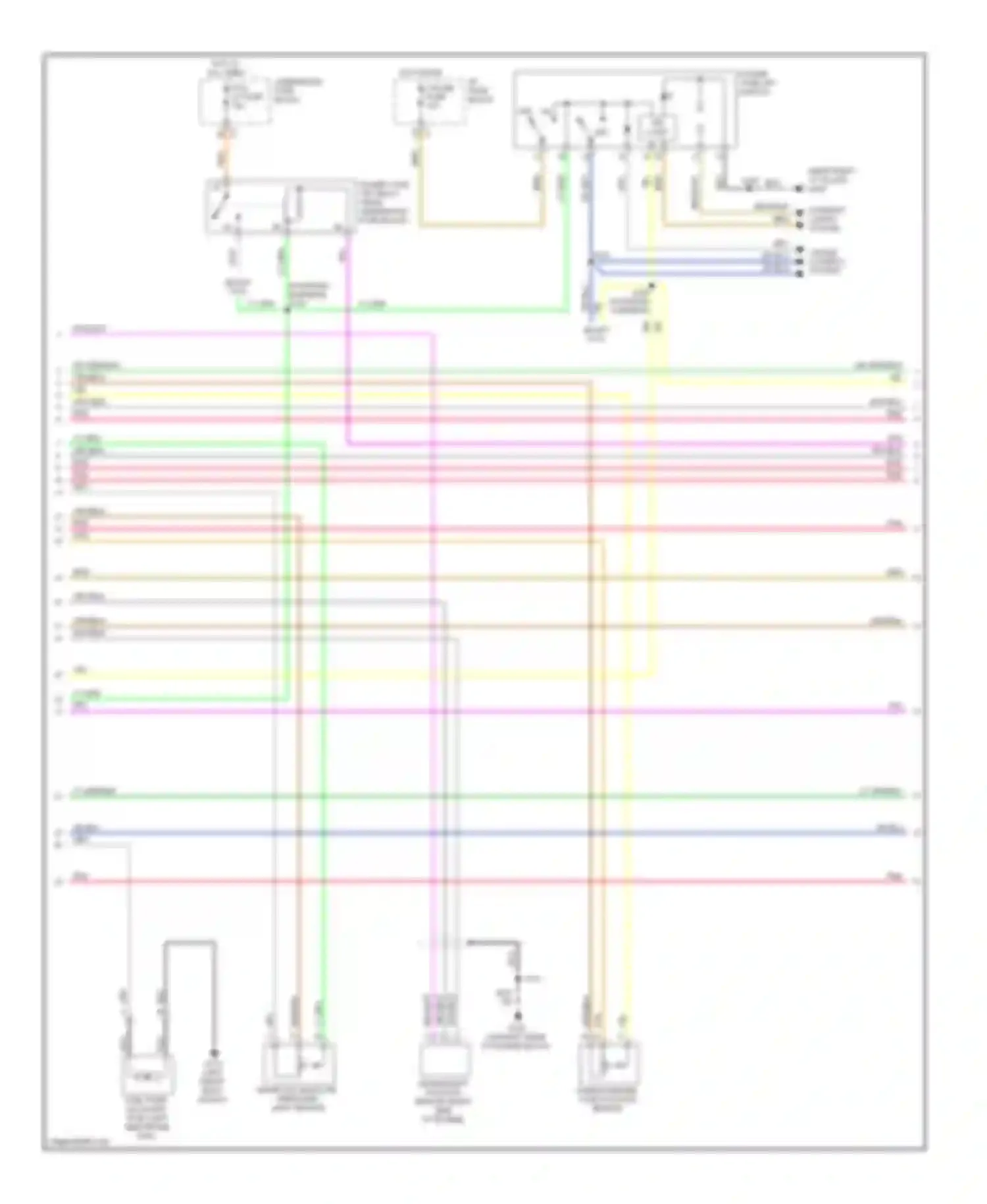Wiring diagram turbocharger vane position sensor for Chevrolet Silverado 3500  (2002-2006) (1 of 2)