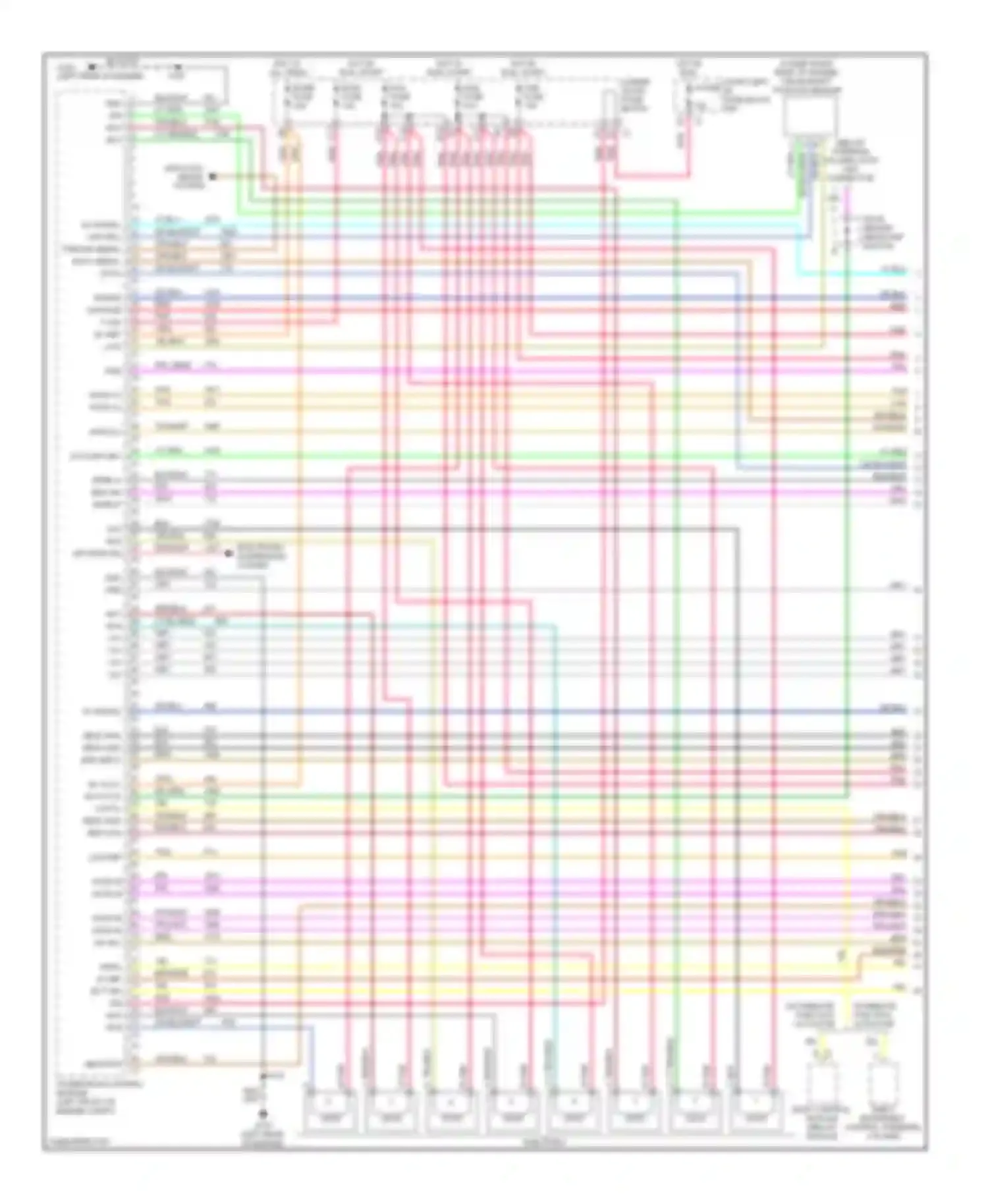 Wiring diagram under- hood fuse block for Chevrolet Silverado 3500  (2002-2006) (3 of 28)