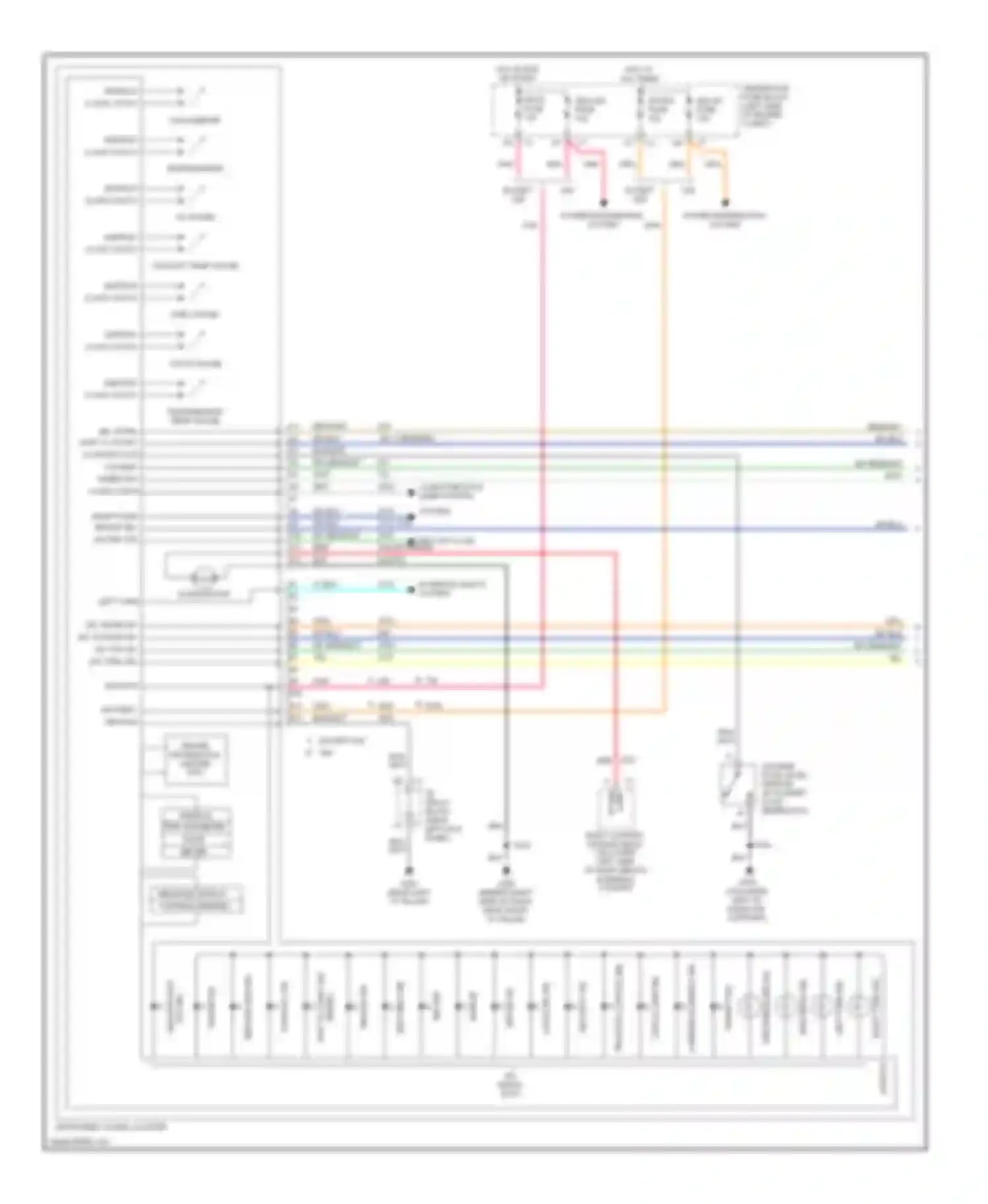 Wiring diagram upshift ind for Chevrolet Silverado 3500  (2002-2006) (1 of 1)