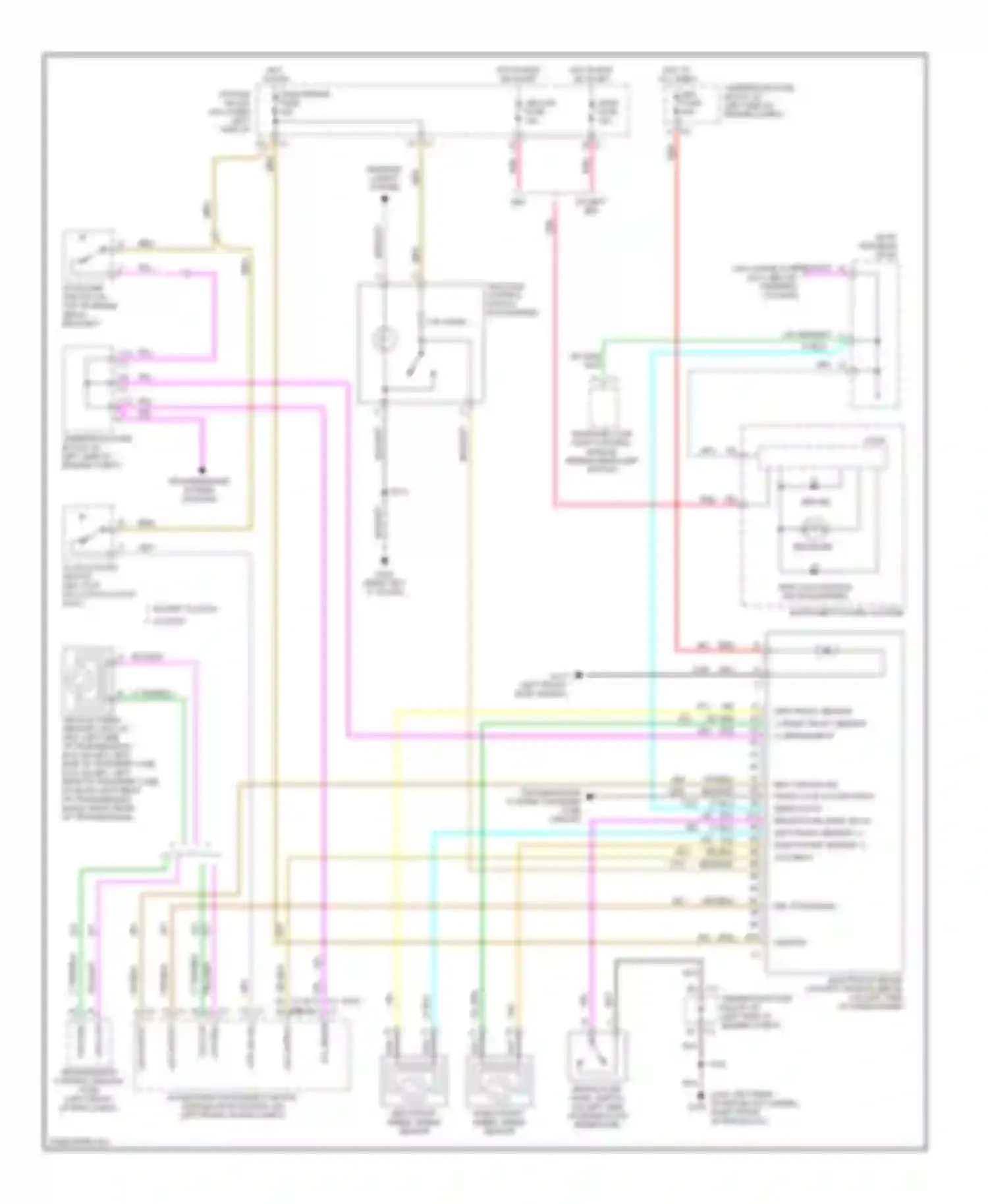 Wiring diagram left front wheel speed sensor for Chevrolet Silverado Classic 1500  (2007-2007) (1 of 3)