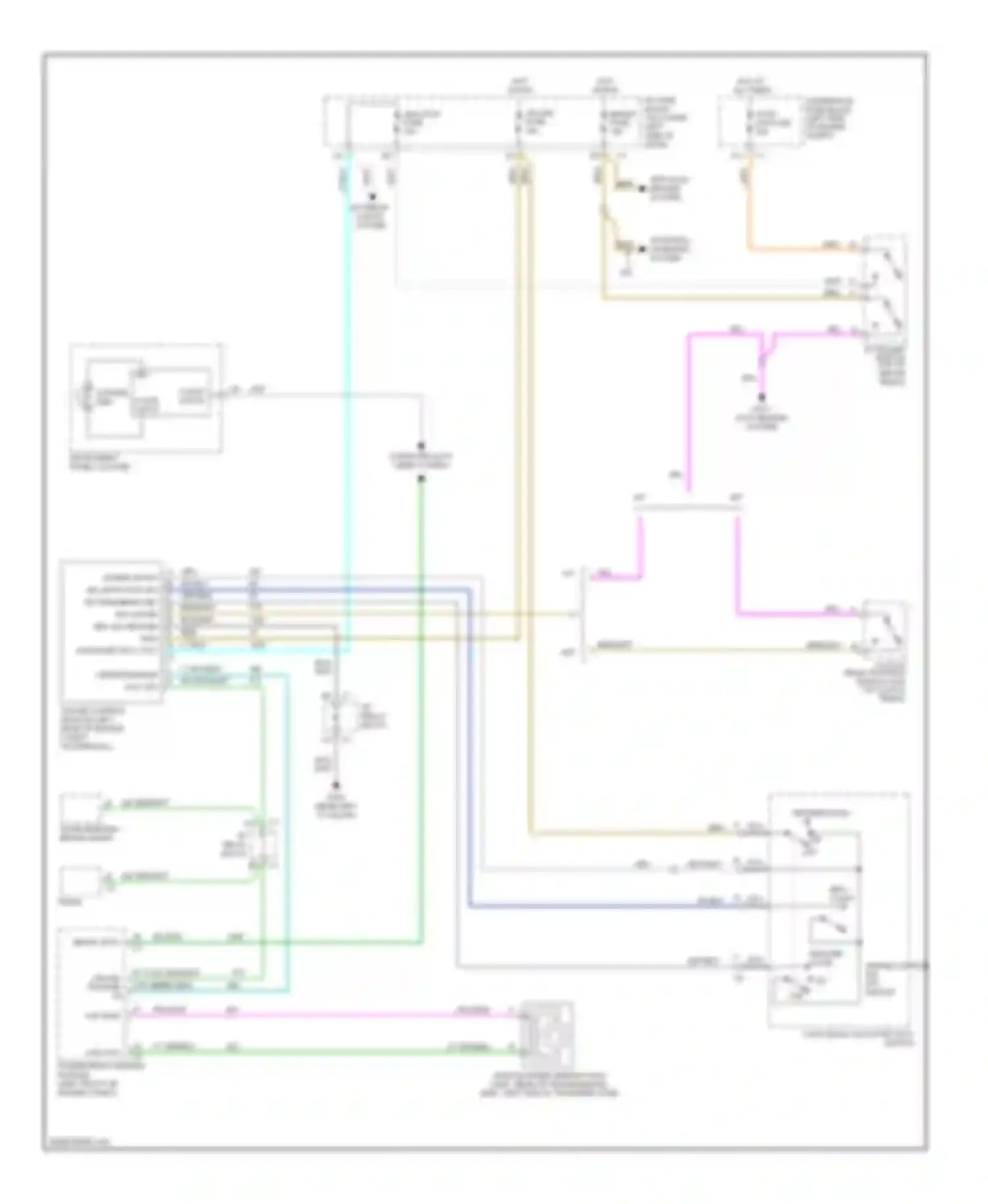 Wiring diagram turn signal/ multifunction switch for Chevrolet Silverado Classic 1500  (2007-2007) (1 of 39)