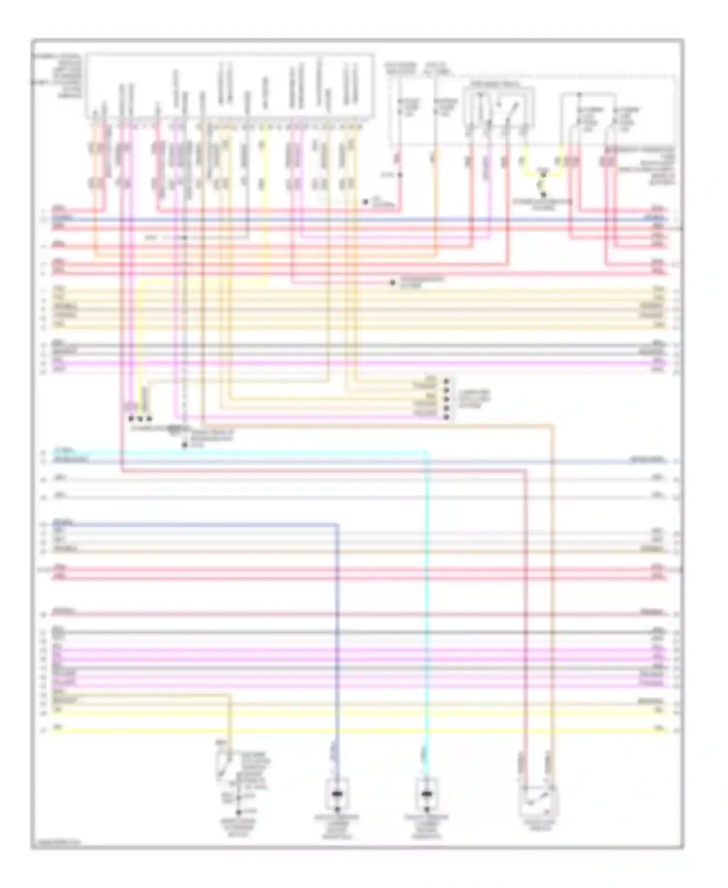 Silverado Classic 2500 HD Chevrolet  (2007-2007): Wiring diagram engine performance 5.3l vin t, hybrid (2 of 6)