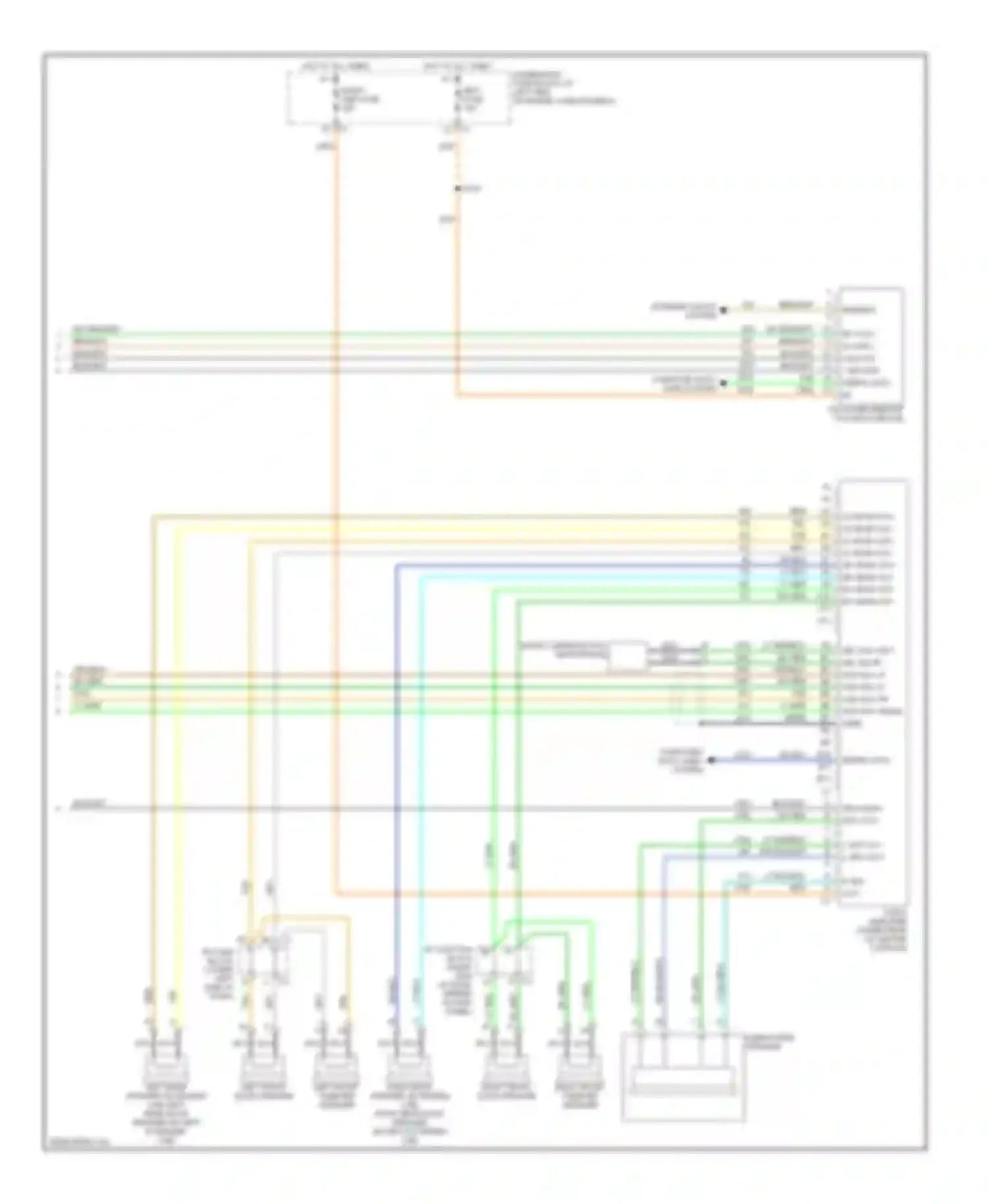Wiring diagram rt aud + lf aud + aud out - ground serial data b+ for Chevrolet Silverado Classic 2500 HD  (2007-2007) (1 of 1)