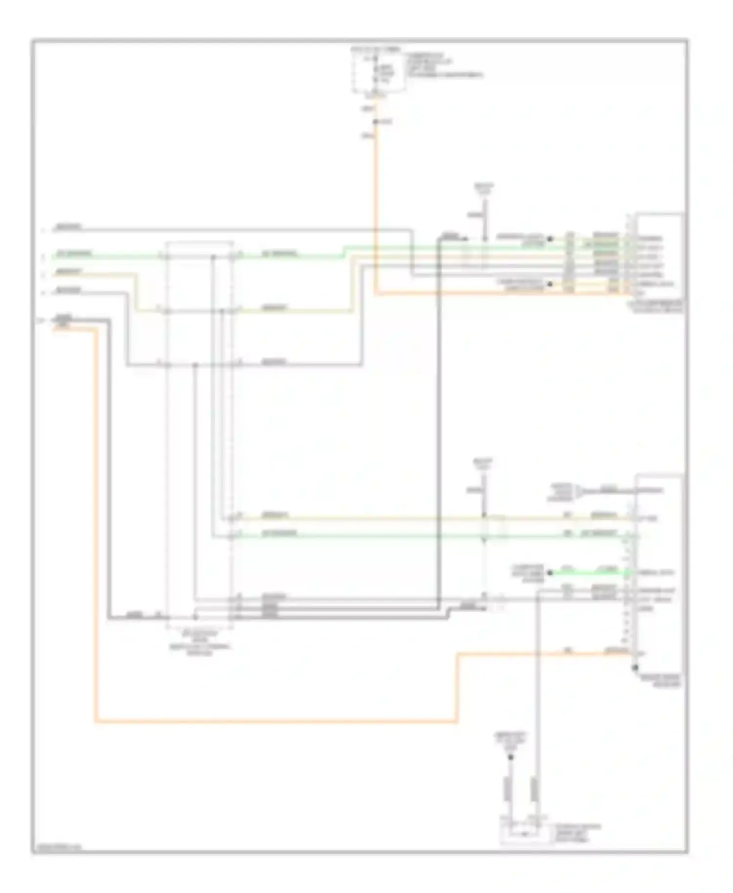 Wiring diagram dimming rt aud + lf aud + aud out - ground serial data b+ for Chevrolet Silverado Classic 3500  (2007-2007) (1 of 1)