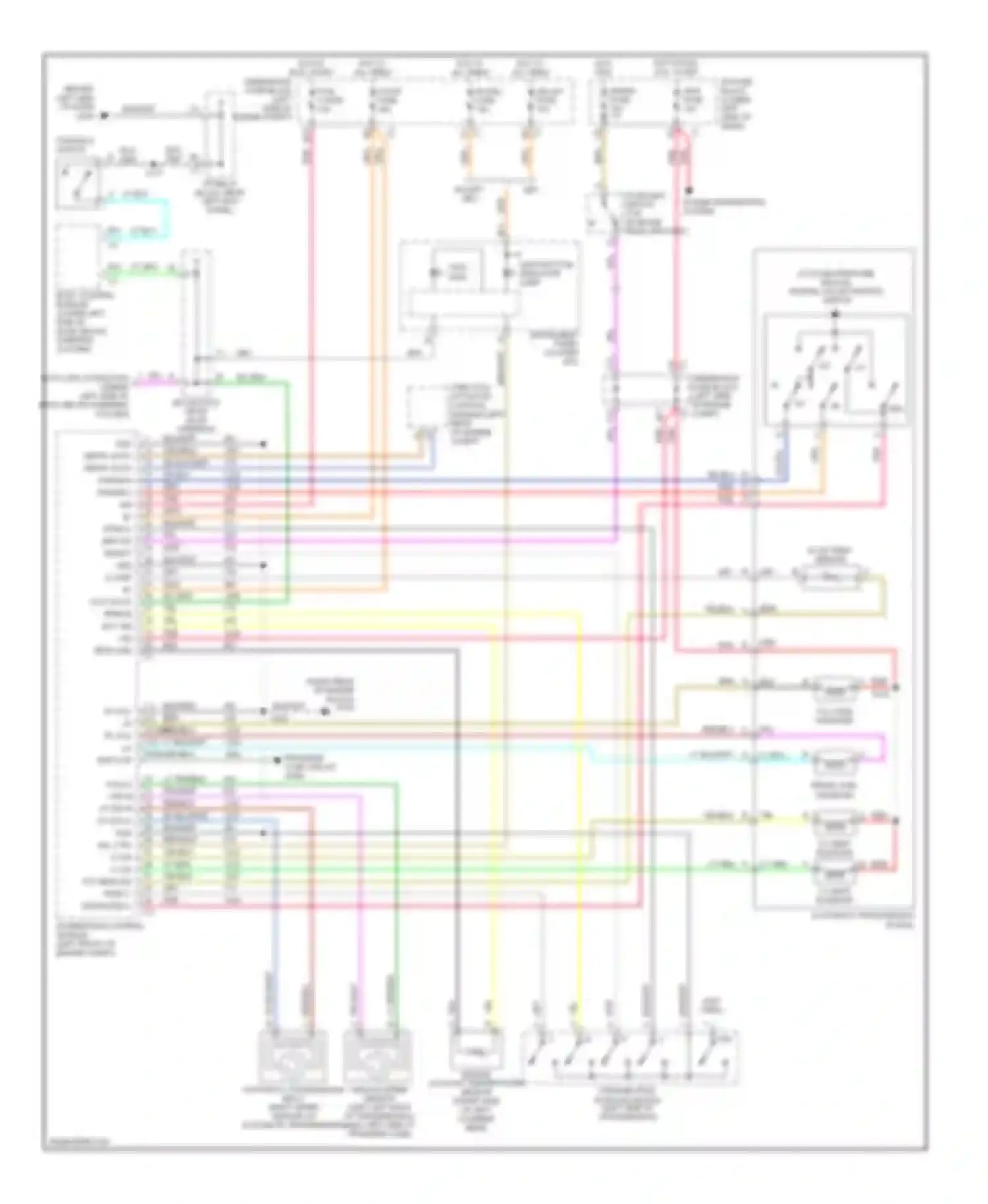 Wiring diagram transfer case circuit for Chevrolet Silverado Classic 3500  (2007-2007) (8 of 12)