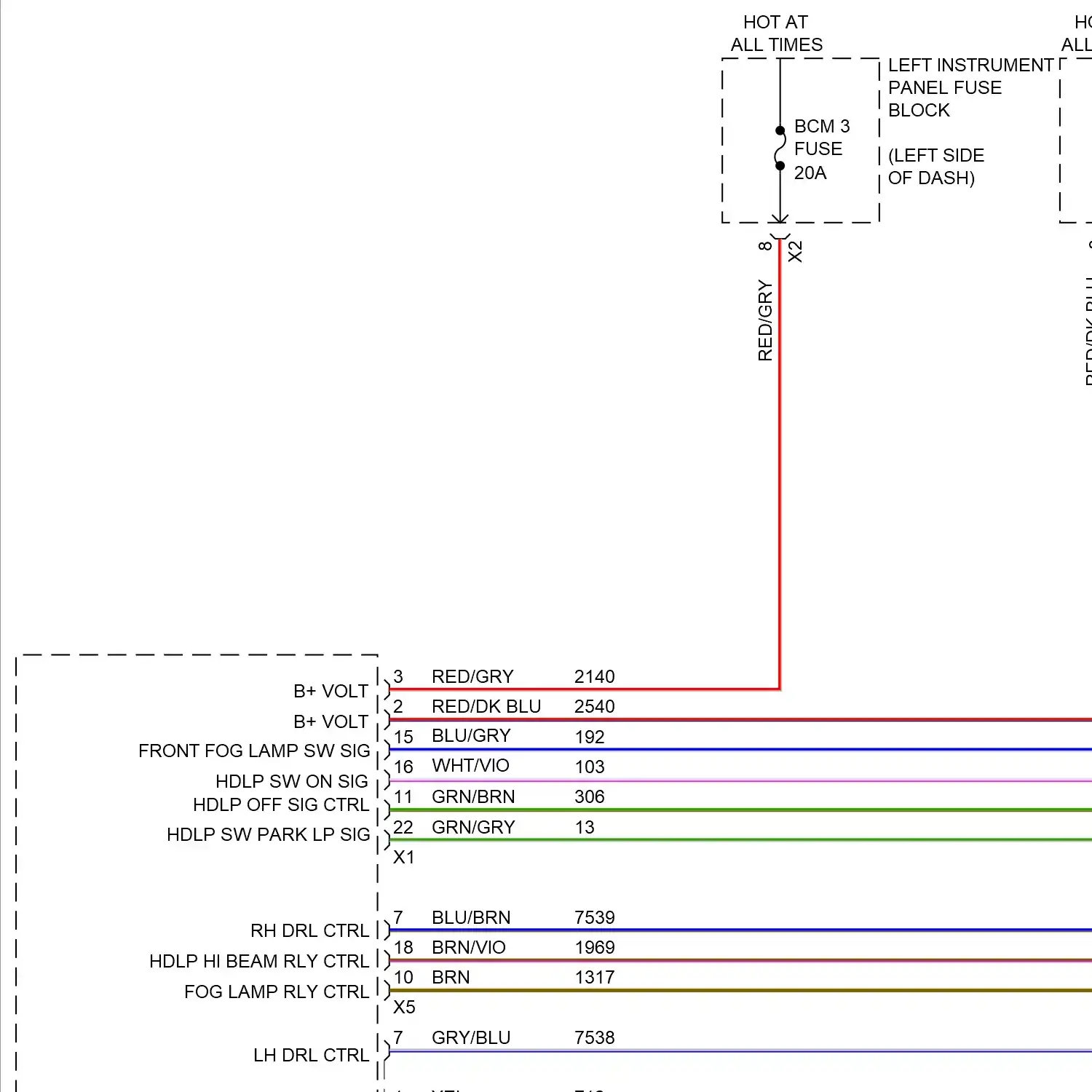 demo - Headlights circuit (1 of 5) Headlights circuit (1 of 5)
