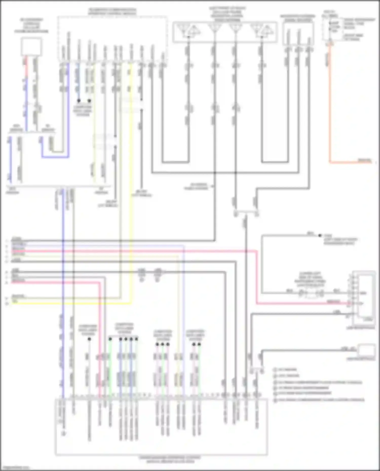 Silverado Chevrolet GMT K2XX facelift (2015-2019): Navigation circuit, w/ amplifier (3 of 4)