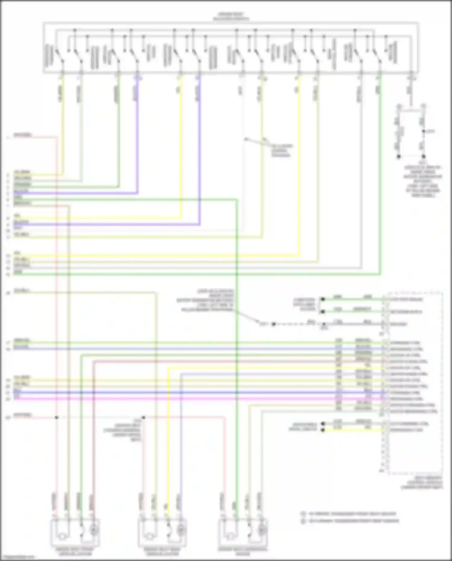Wiring diagram adjustable pedal circuit for Chevrolet Silverado GMT K2XX facelift (2015-2019) (2 of 2)