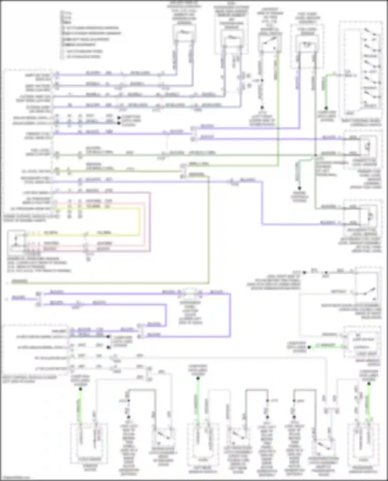 Wiring diagram blk/lt grn for Chevrolet Silverado GMT K2XX facelift (2015-2019) (4 of 27)