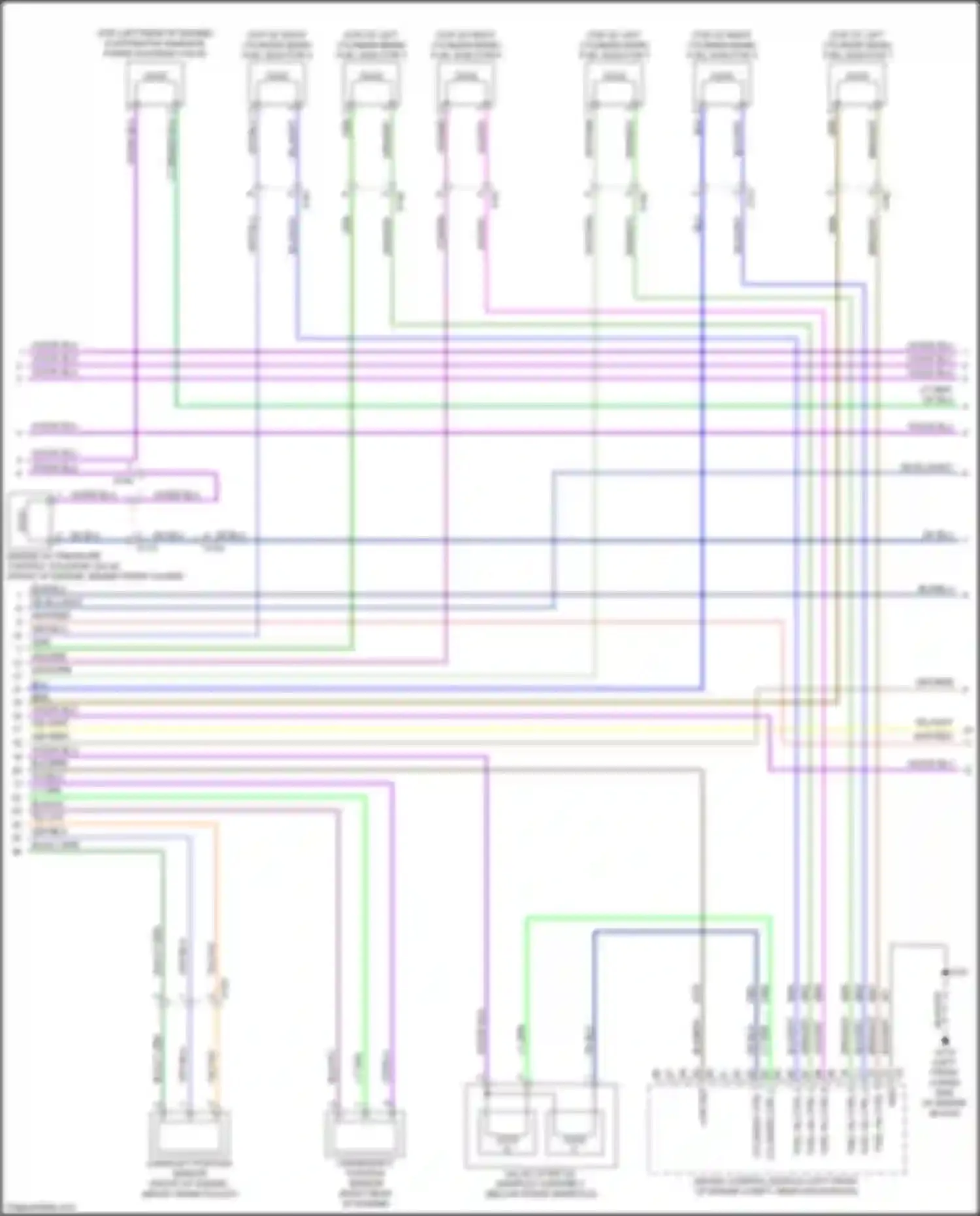 Wiring diagram blk/vio for Chevrolet Silverado GMT K2XX facelift (2015-2019) (7 of 26)