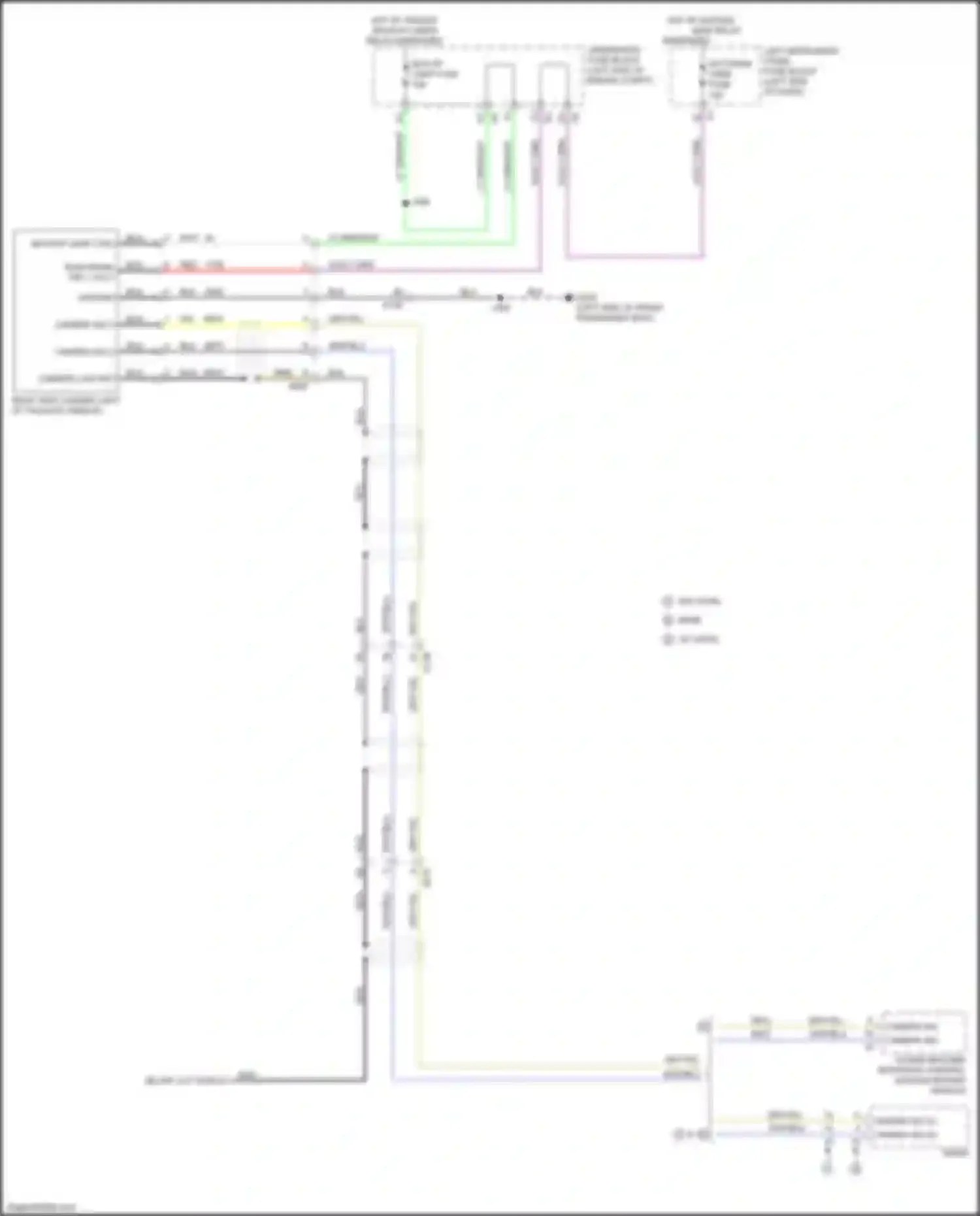 Wiring diagram camera low ref for Chevrolet Silverado GMT K2XX facelift (2015-2019) (5 of 5)