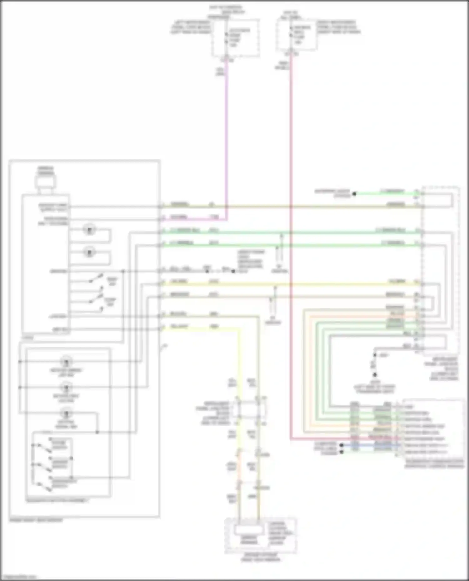 Wiring diagram comp sw for Chevrolet Silverado GMT K2XX facelift (2015-2019) (1 of 1)