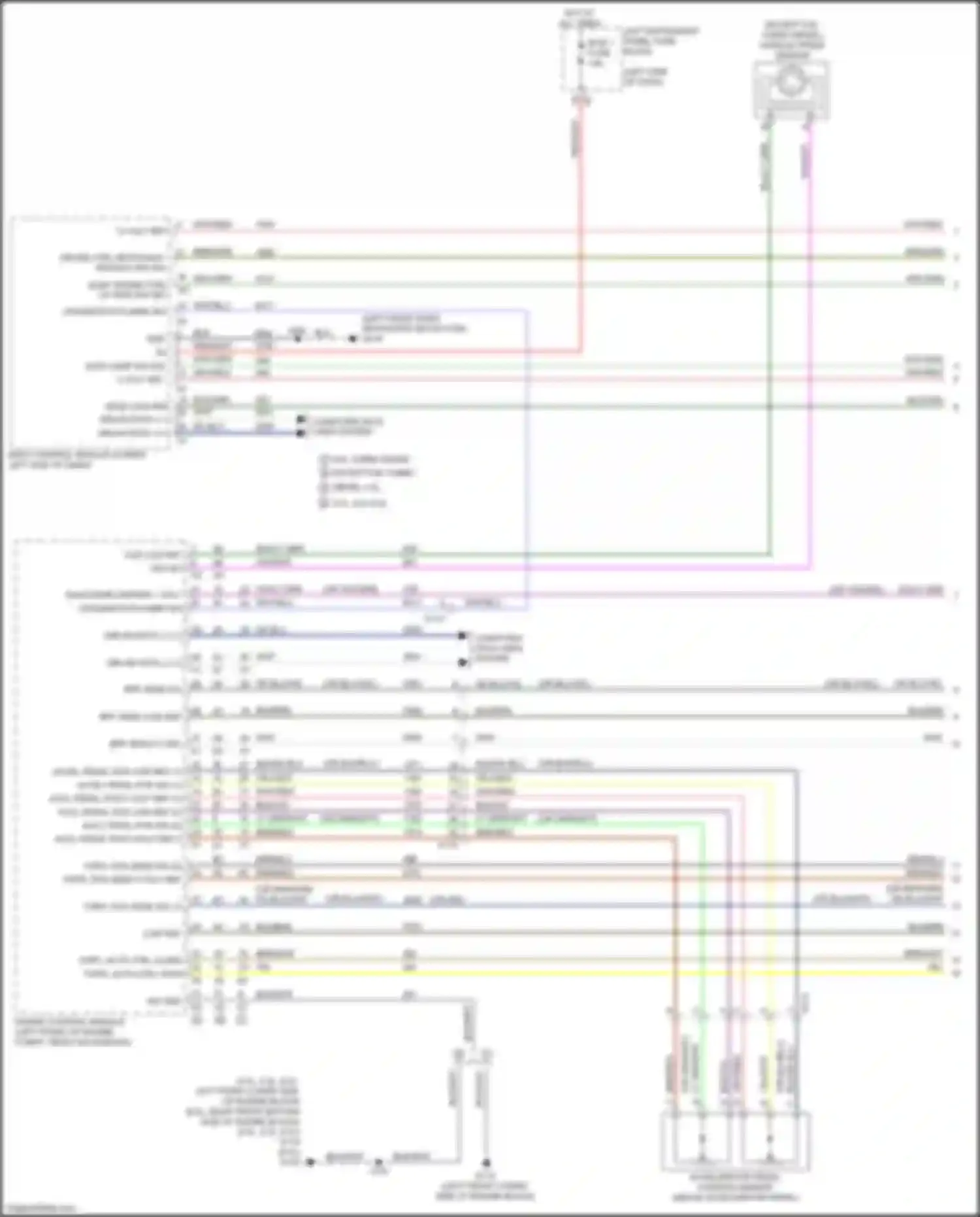 Wiring diagram cruise ctrl set/coast/ res/acc sw sig for Chevrolet Silverado GMT K2XX facelift (2015-2019) (1 of 1)