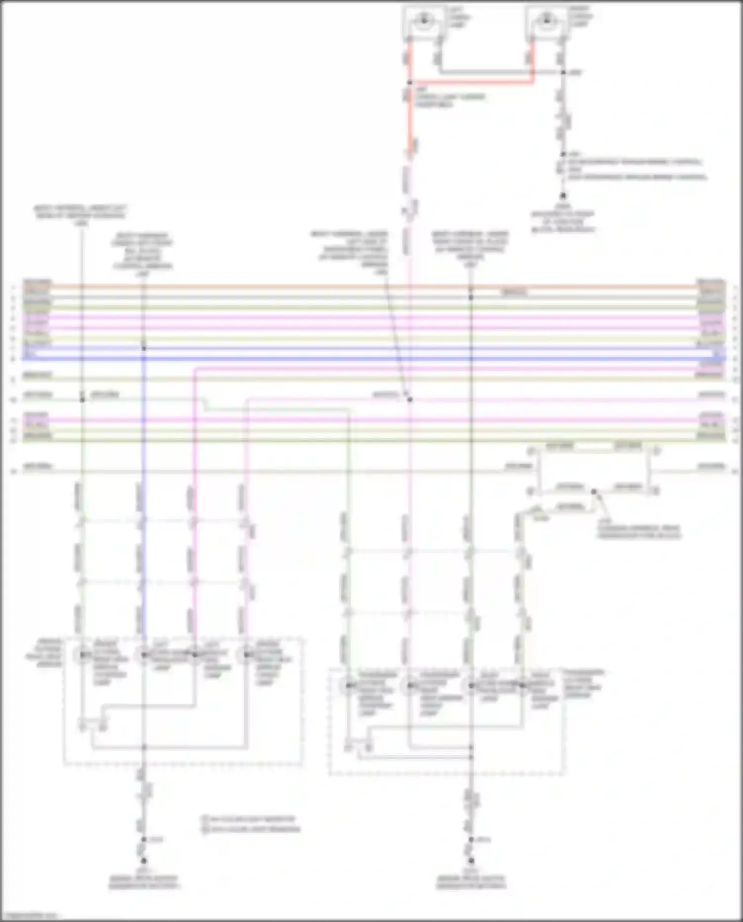 Wiring diagram driver outside rear view mirror courtesy lamp for Chevrolet Silverado GMT K2XX facelift (2015-2019) (1 of 4)