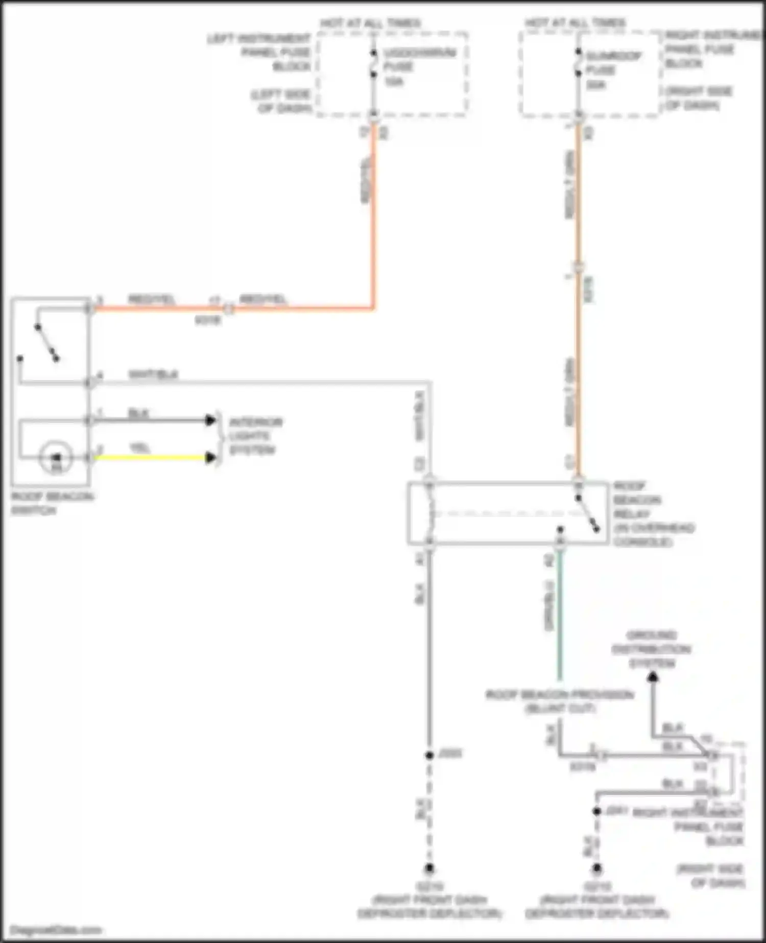 Wiring diagram grn/blu for Chevrolet Silverado GMT K2XX facelift (2015-2019) (6 of 15)