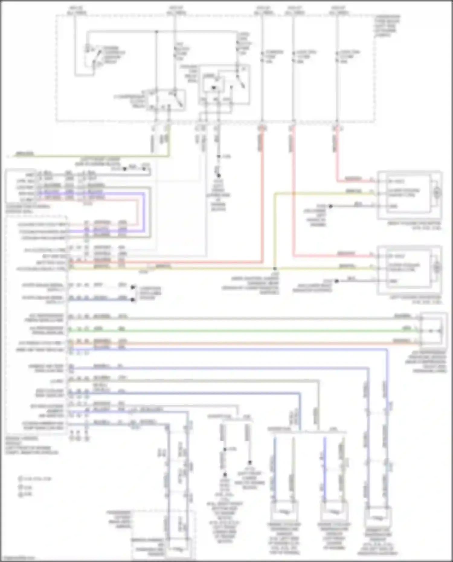 Wiring diagram hi spd cooling fan rly ctrl for Chevrolet Silverado GMT K2XX facelift (2015-2019) (1 of 2)