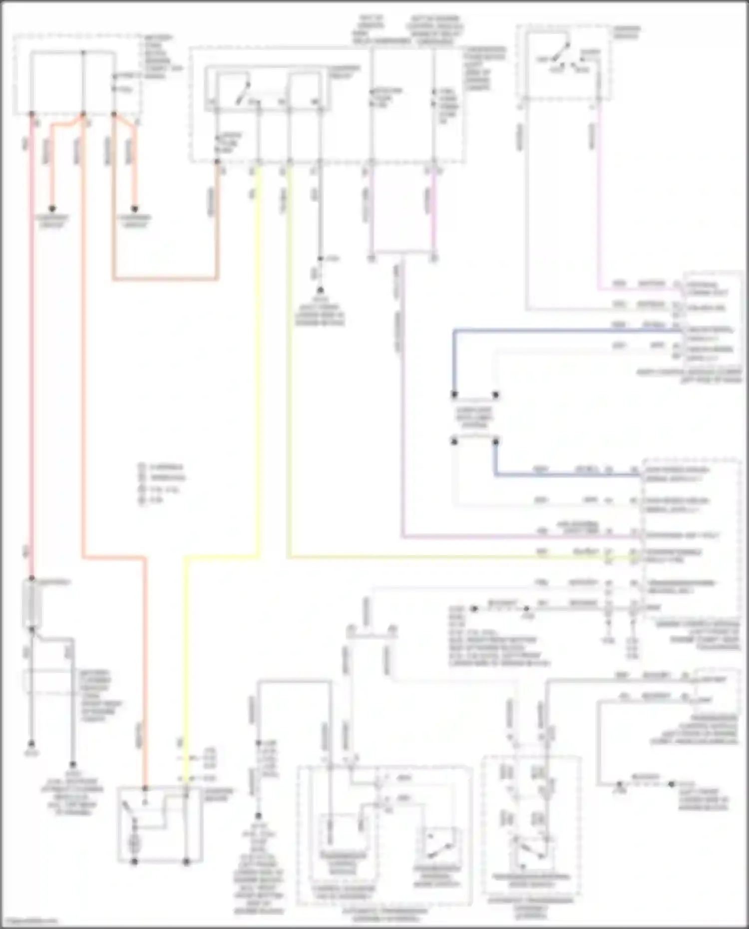 Wiring diagram ignition switch for Chevrolet Silverado GMT K2XX facelift (2015-2019) (1 of 8)