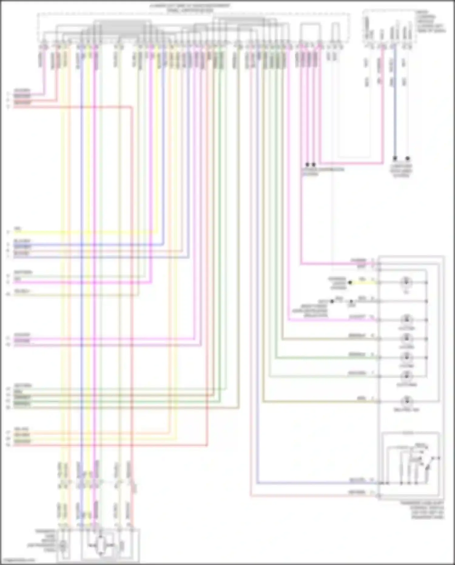 Wiring diagram ind dimmer for Chevrolet Silverado GMT K2XX facelift (2015-2019) (1 of 1)