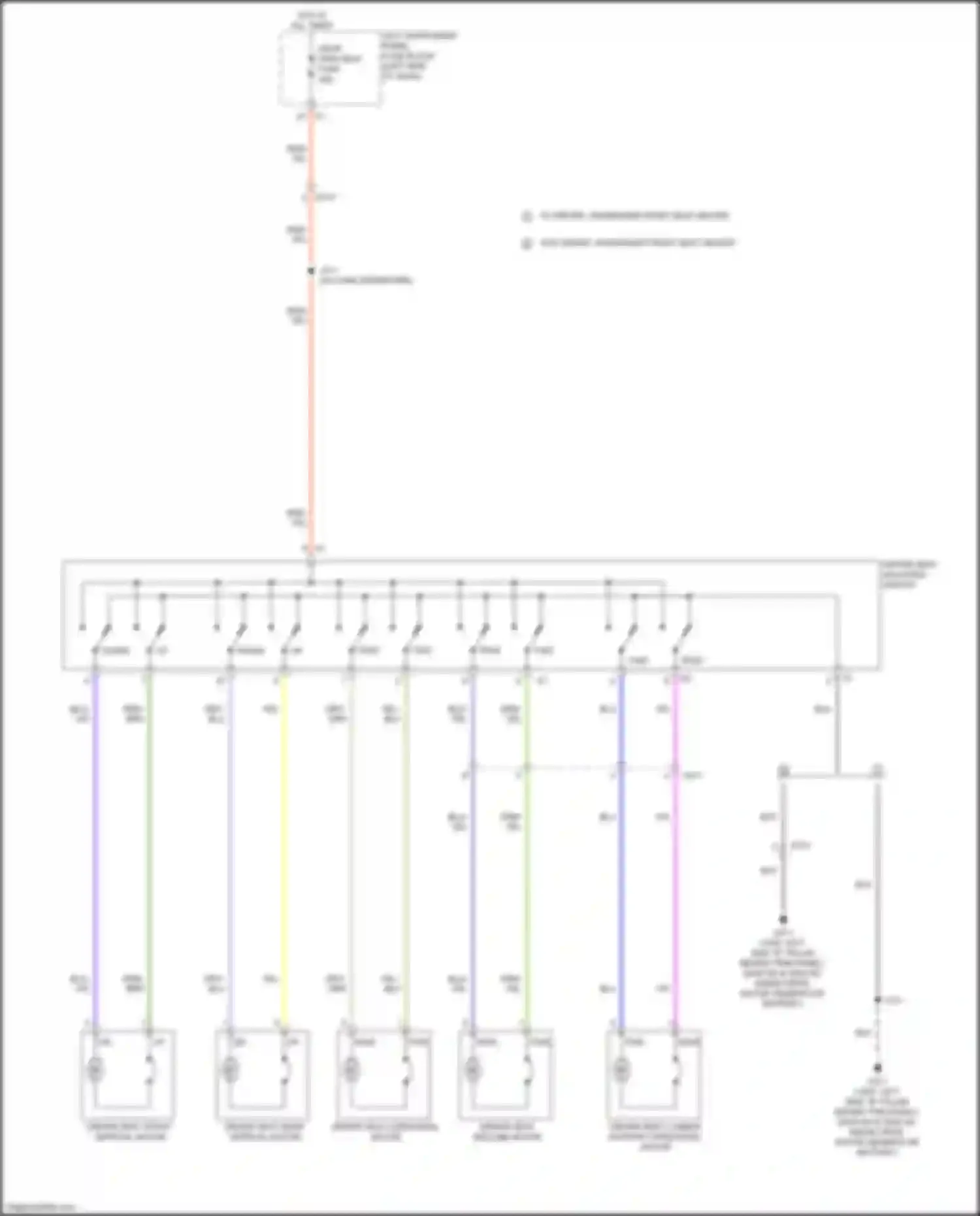 Wiring diagram left instrument panel fuse block for Chevrolet Silverado GMT K2XX facelift (2015-2019) (43 of 55)