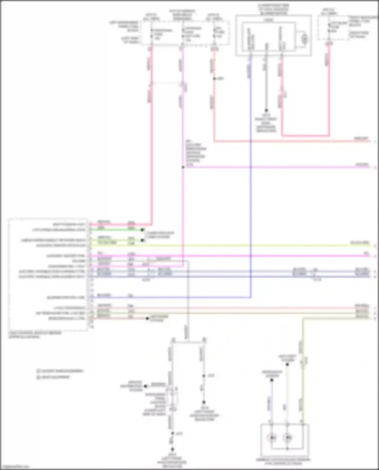 Wiring diagram linear interconnect network bus 9 for Chevrolet Silverado GMT K2XX facelift (2015-2019) (1 of 2)