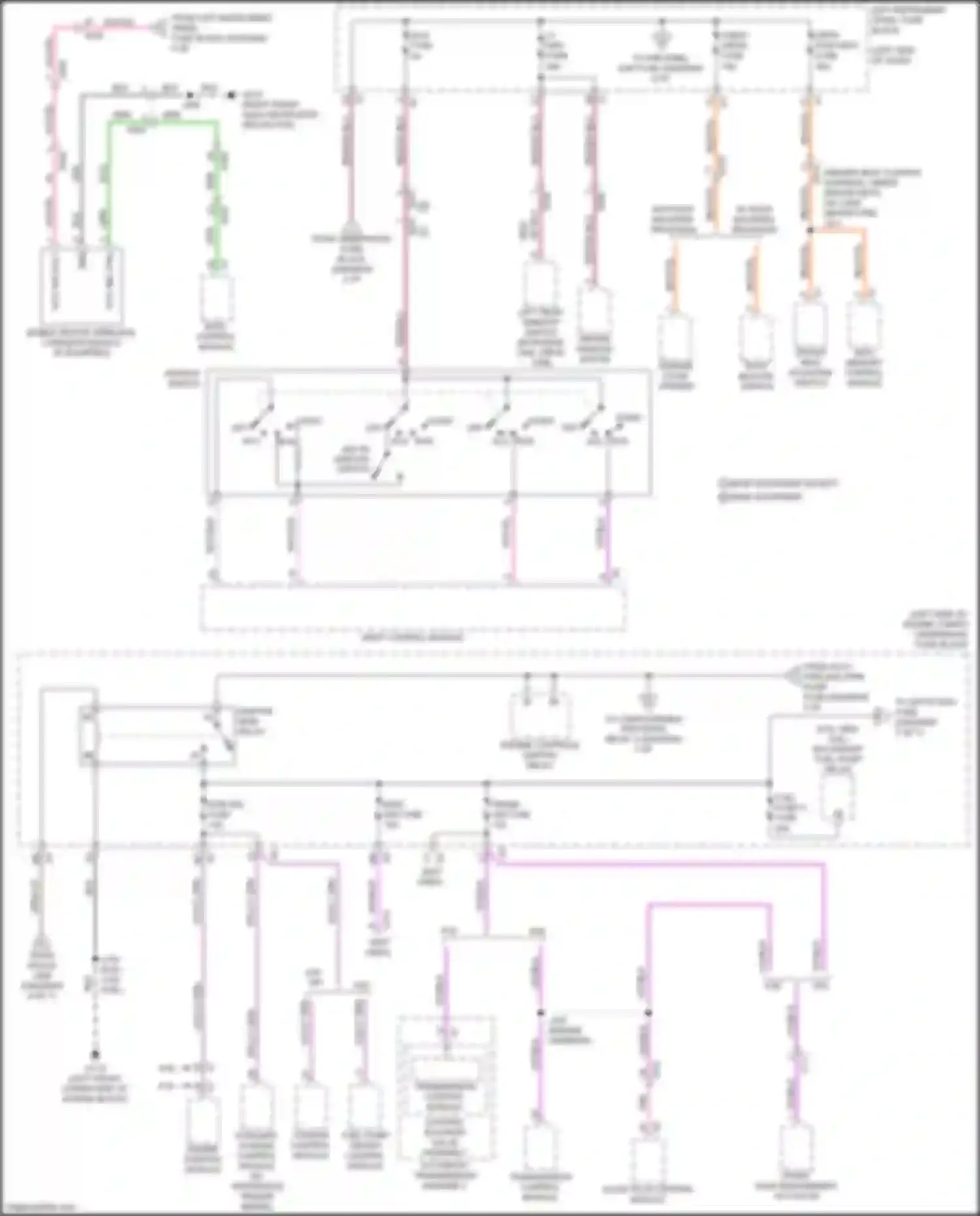 Wiring diagram mobile device wireless charger module for Chevrolet Silverado GMT K2XX facelift (2015-2019) (2 of 2)