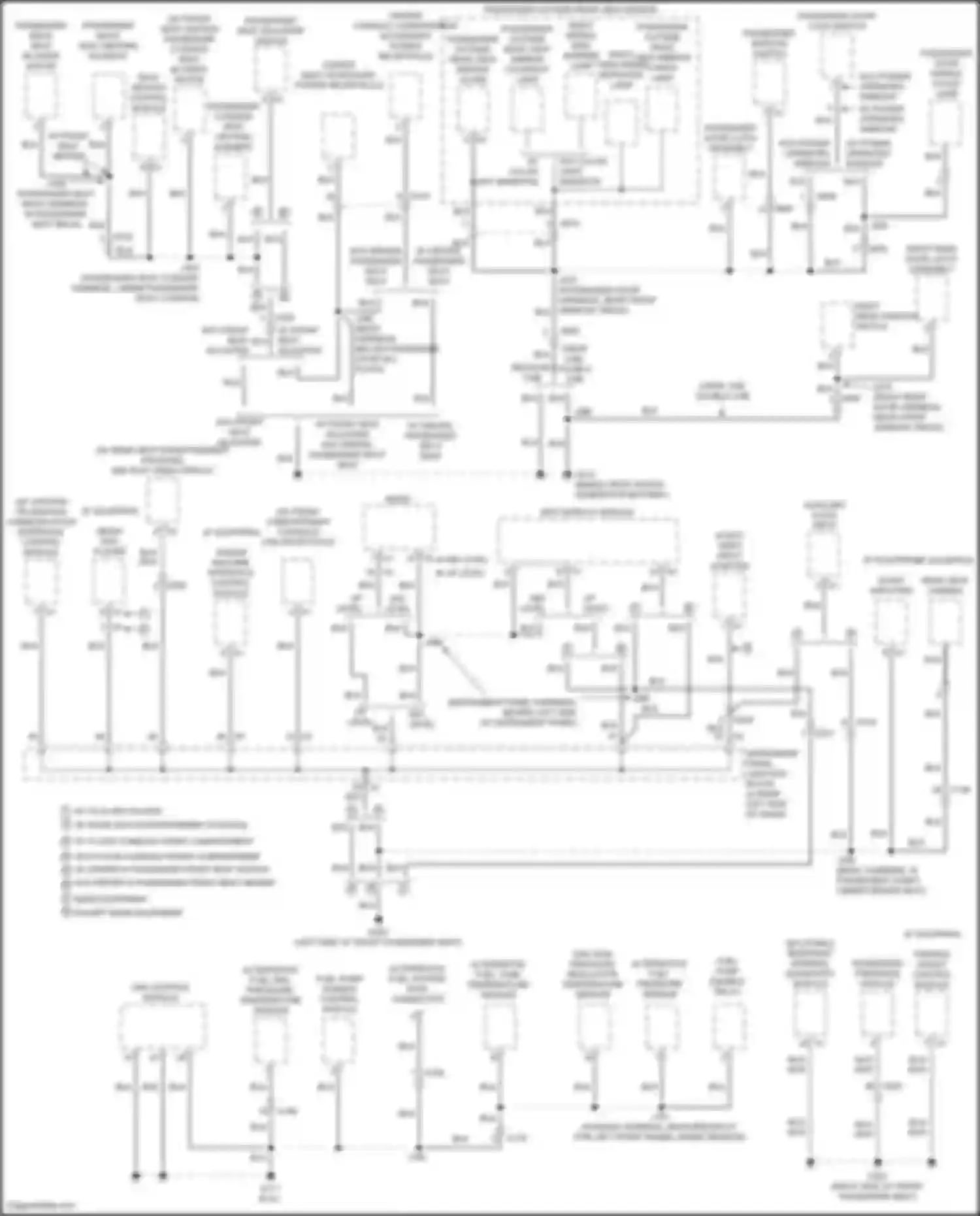 Wiring diagram parking assist control module for Chevrolet Silverado GMT K2XX facelift (2015-2019) (3 of 6)