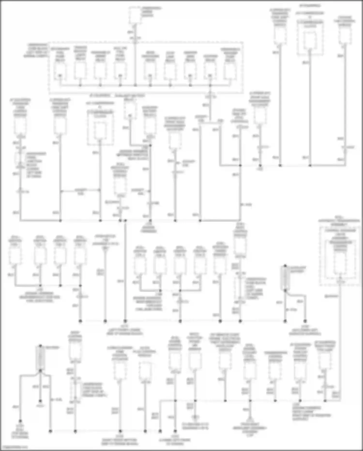 Wiring diagram right front fog lamp for Chevrolet Silverado GMT K2XX facelift (2015-2019) (1 of 3)