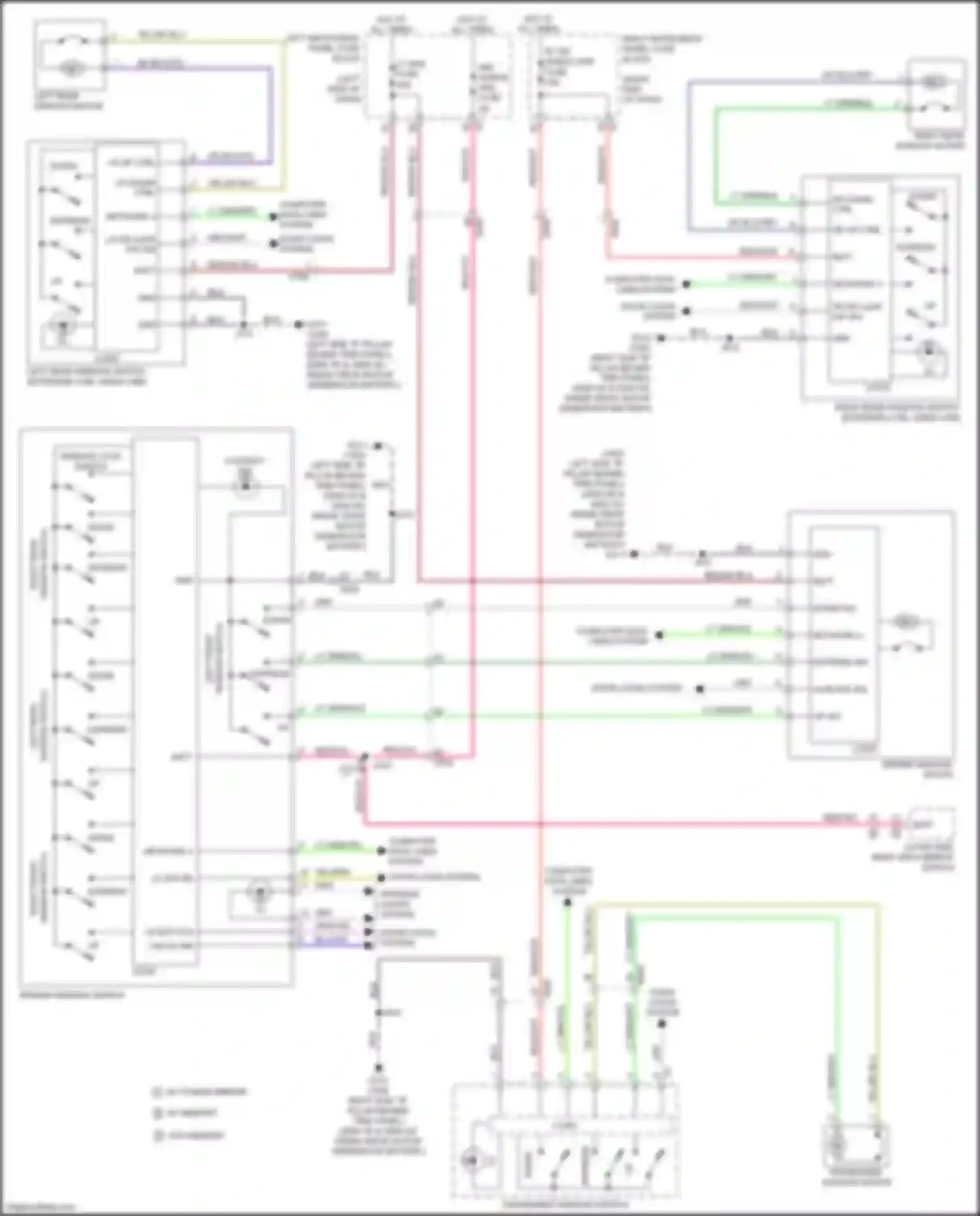 Wiring diagram rr up ctrl for Chevrolet Silverado GMT K2XX facelift (2015-2019) (1 of 1)