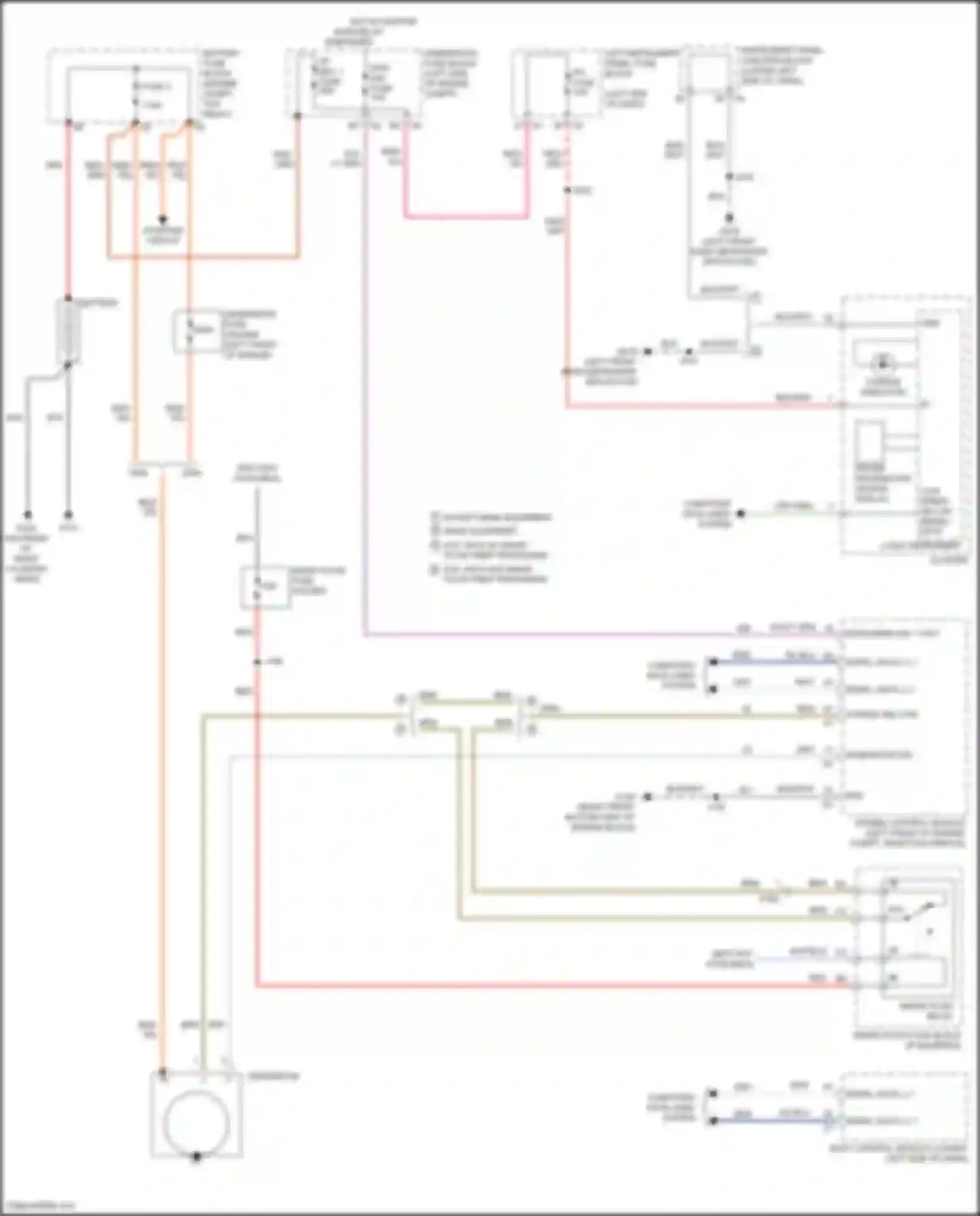 Wiring diagram snow plow relay for Chevrolet Silverado GMT K2XX facelift (2015-2019) (1 of 2)