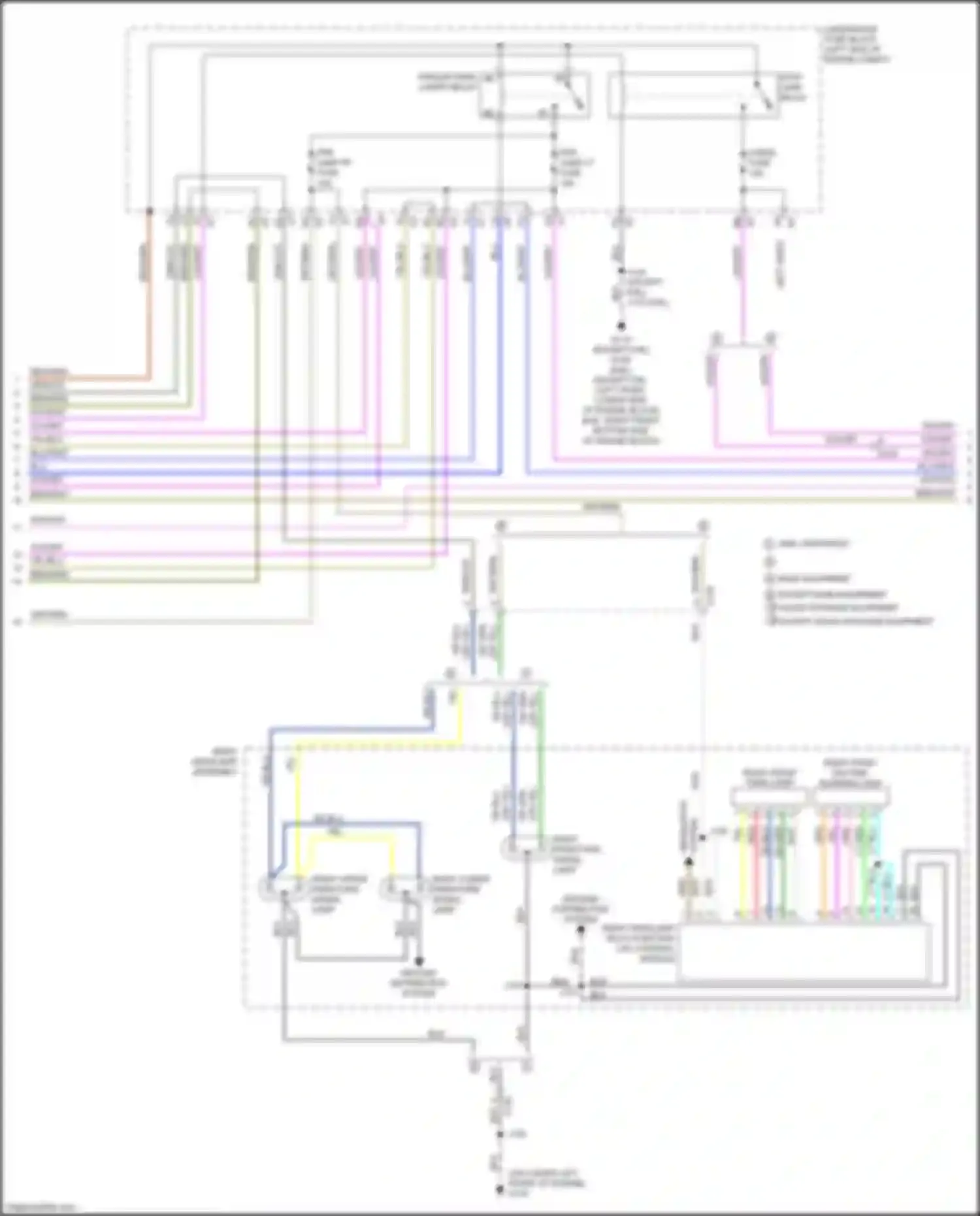 Wiring diagram stop lamp relay for Chevrolet Silverado GMT K2XX facelift (2015-2019) (1 of 3)