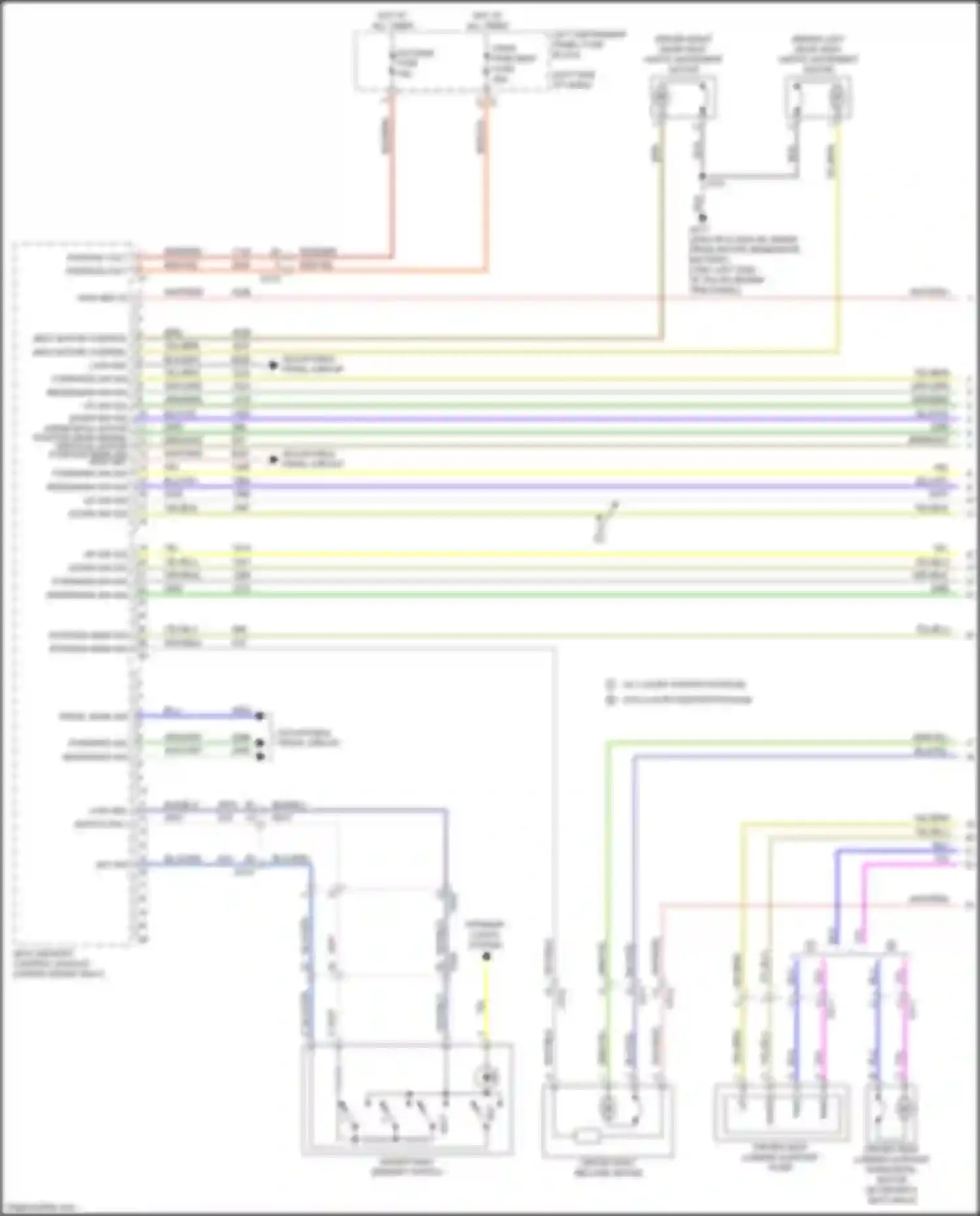 Wiring diagram switch sig 1 for Chevrolet Silverado GMT K2XX facelift (2015-2019) (2 of 3)