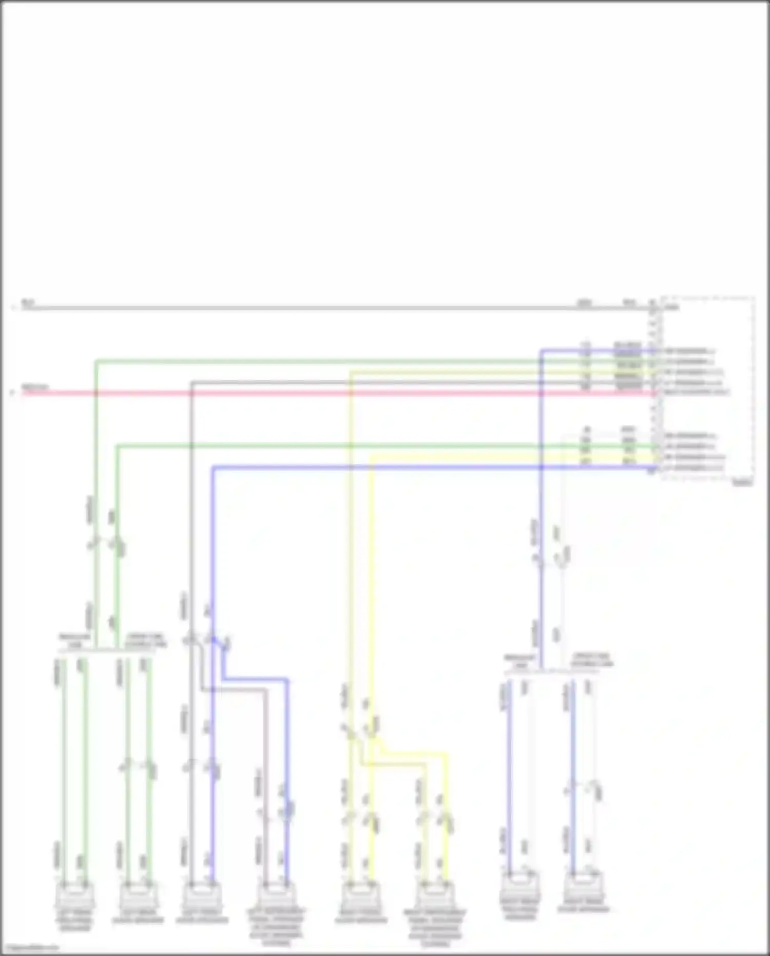Wiring diagram w/ enhanced audio speaker system for Chevrolet Silverado GMT K2XX facelift (2015-2019) (2 of 4)