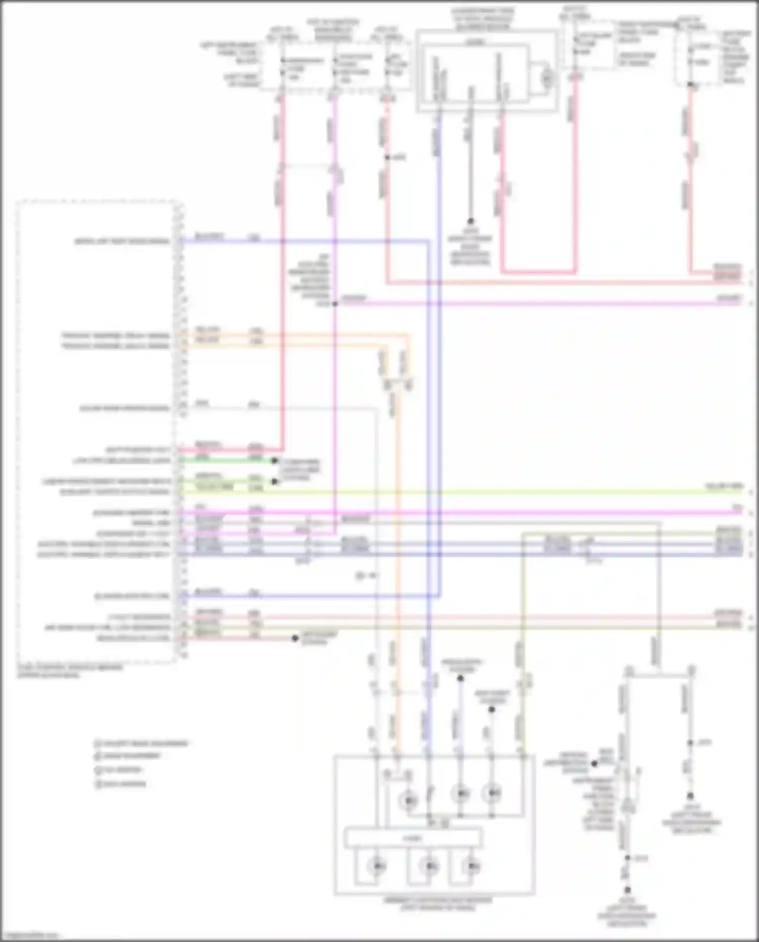 Wiring diagram w/ onstar for Chevrolet Silverado GMT K2XX facelift (2015-2019) (3 of 8)