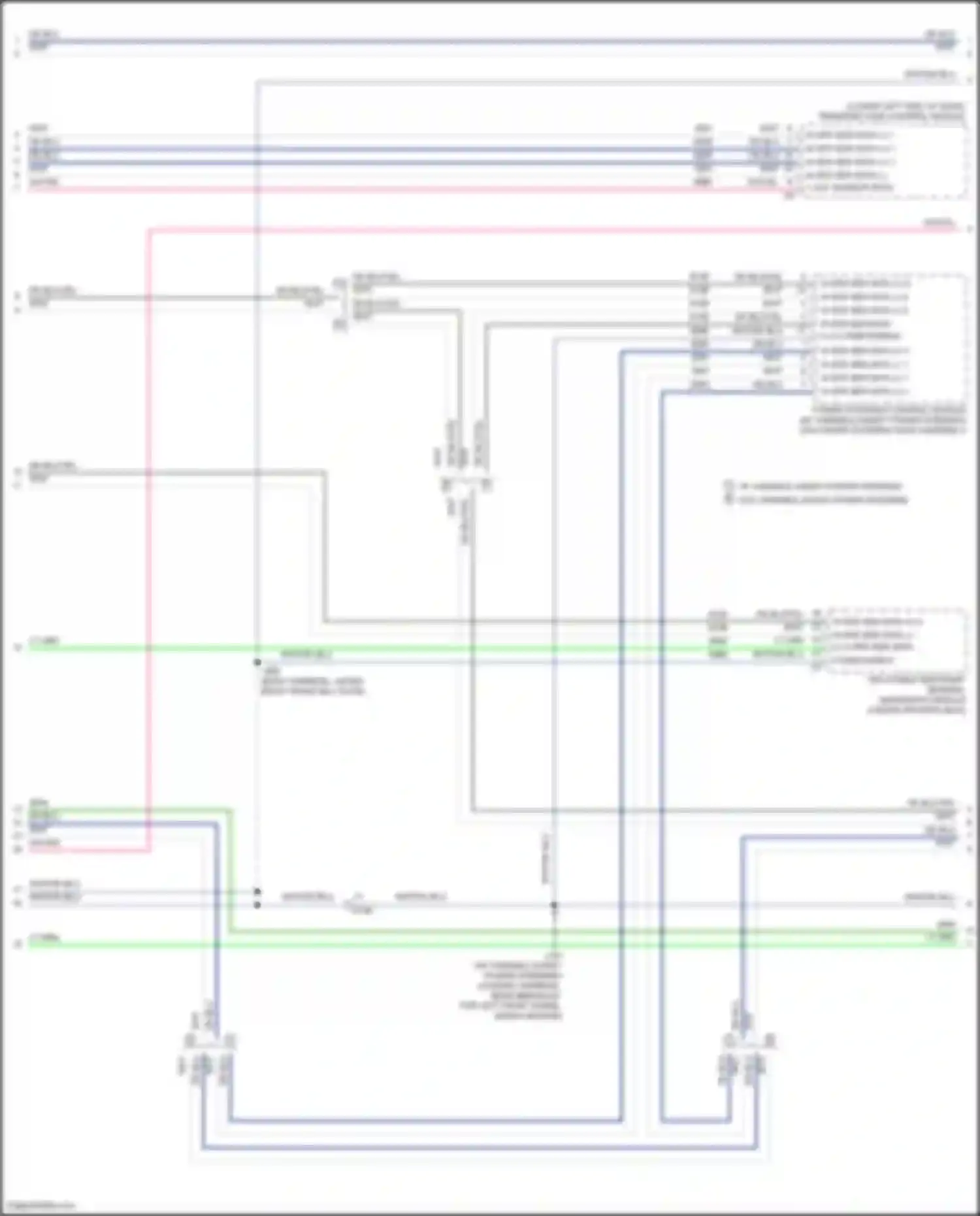 Wiring diagram w/ variable assist power steering w/o variable assist power steering for Chevrolet Silverado GMT K2XX facelift (2015-2019) (1 of 1)