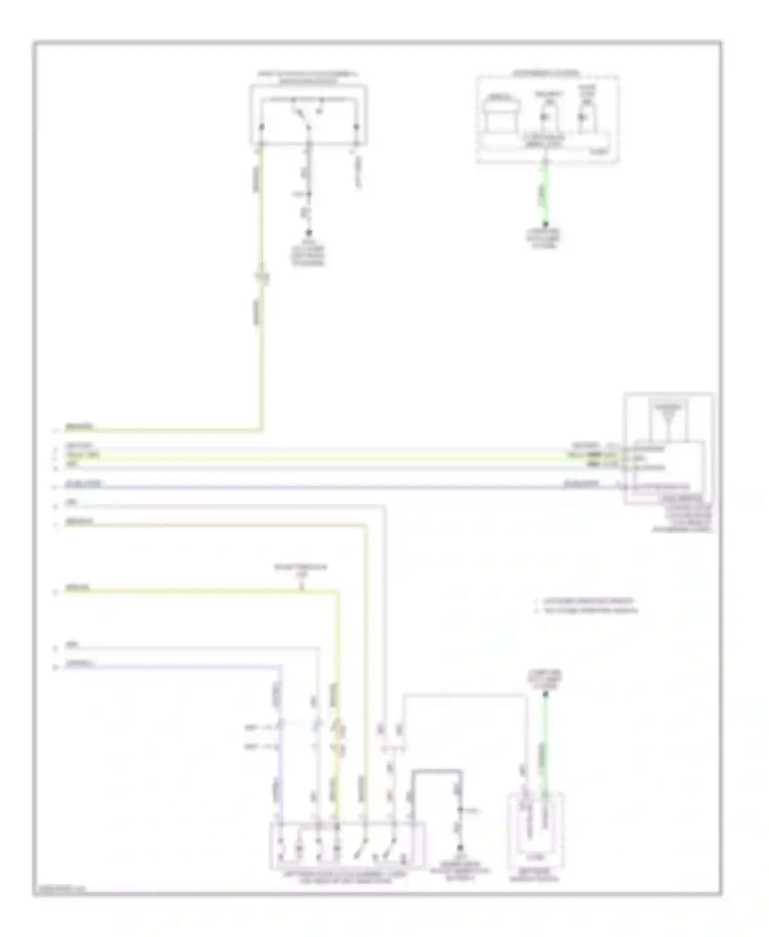 Silverado Chevrolet GMT K2XX (2013-2015): Forced entry circuit (3 of 3)