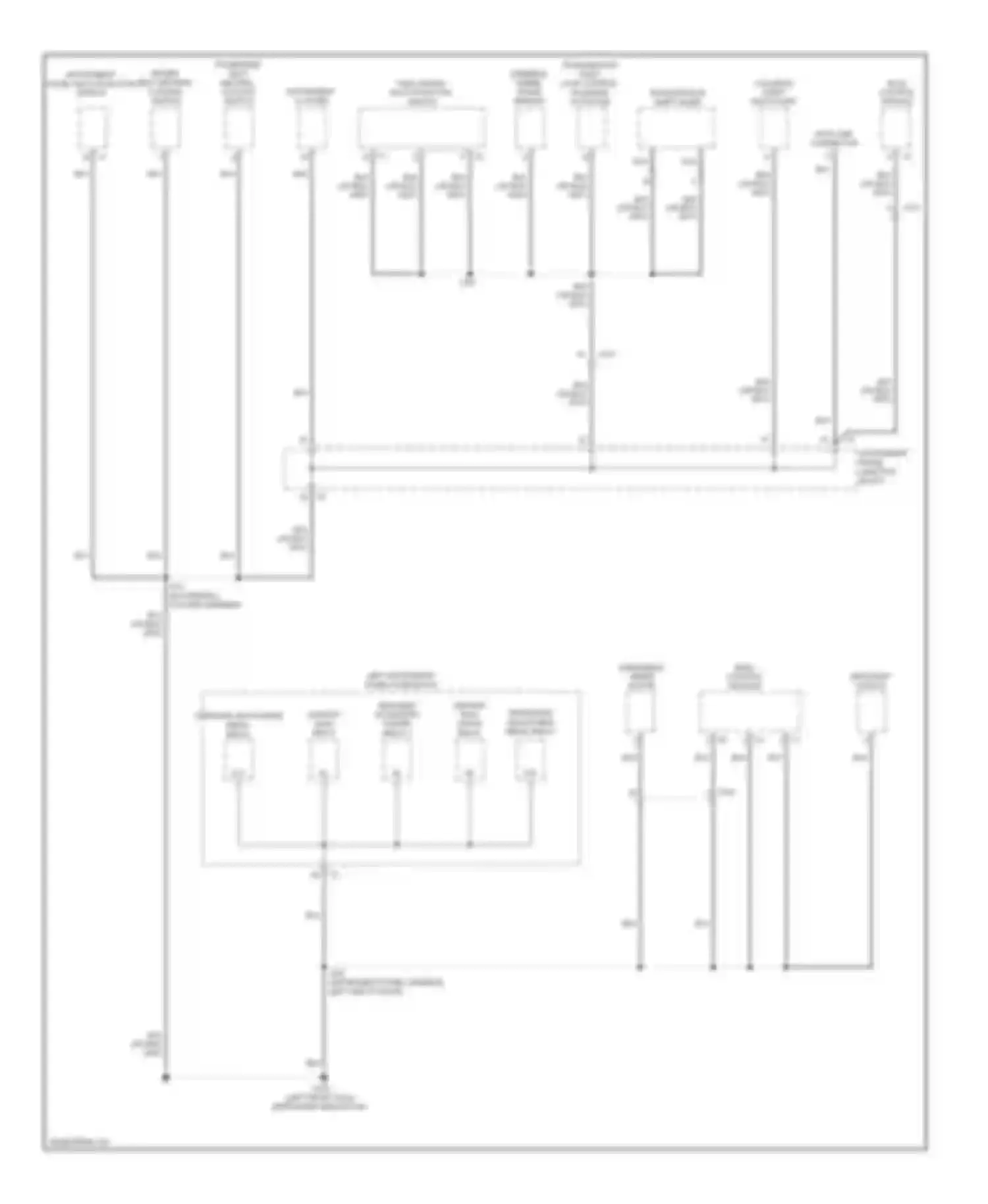 Silverado Chevrolet GMT K2XX (2013-2015): Ground distribution circuit (1 of 5)
