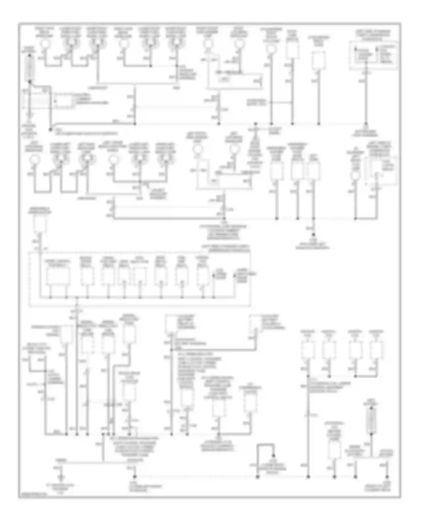 Silverado Chevrolet GMT K2XX (2013-2015): Ground distribution circuit (1 of 6)