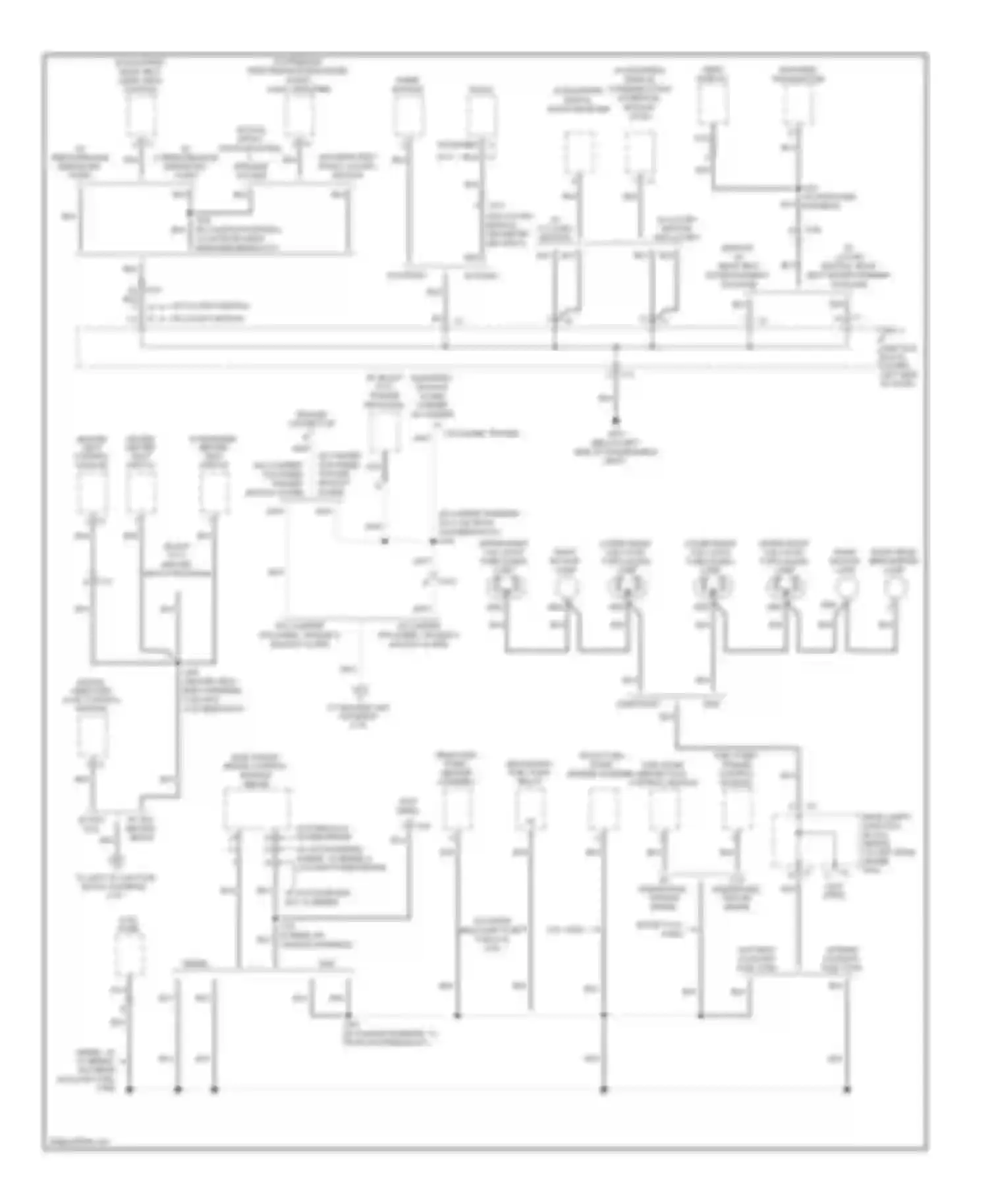 Silverado Chevrolet GMT K2XX (2013-2015): Ground distribution circuit (5 of 6)