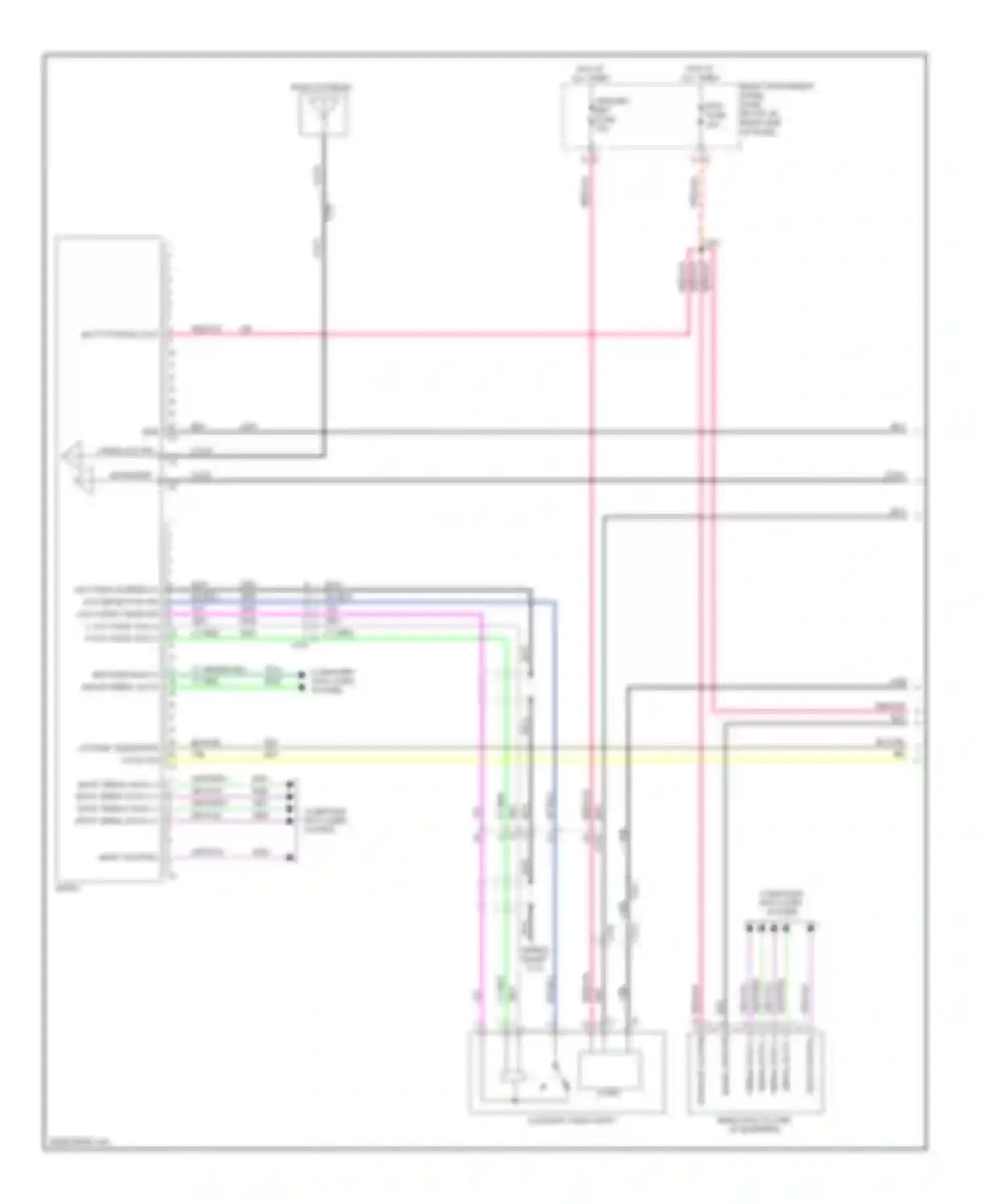 Silverado Chevrolet GMT K2XX (2013-2015): Navigation circuit (1 of 4)