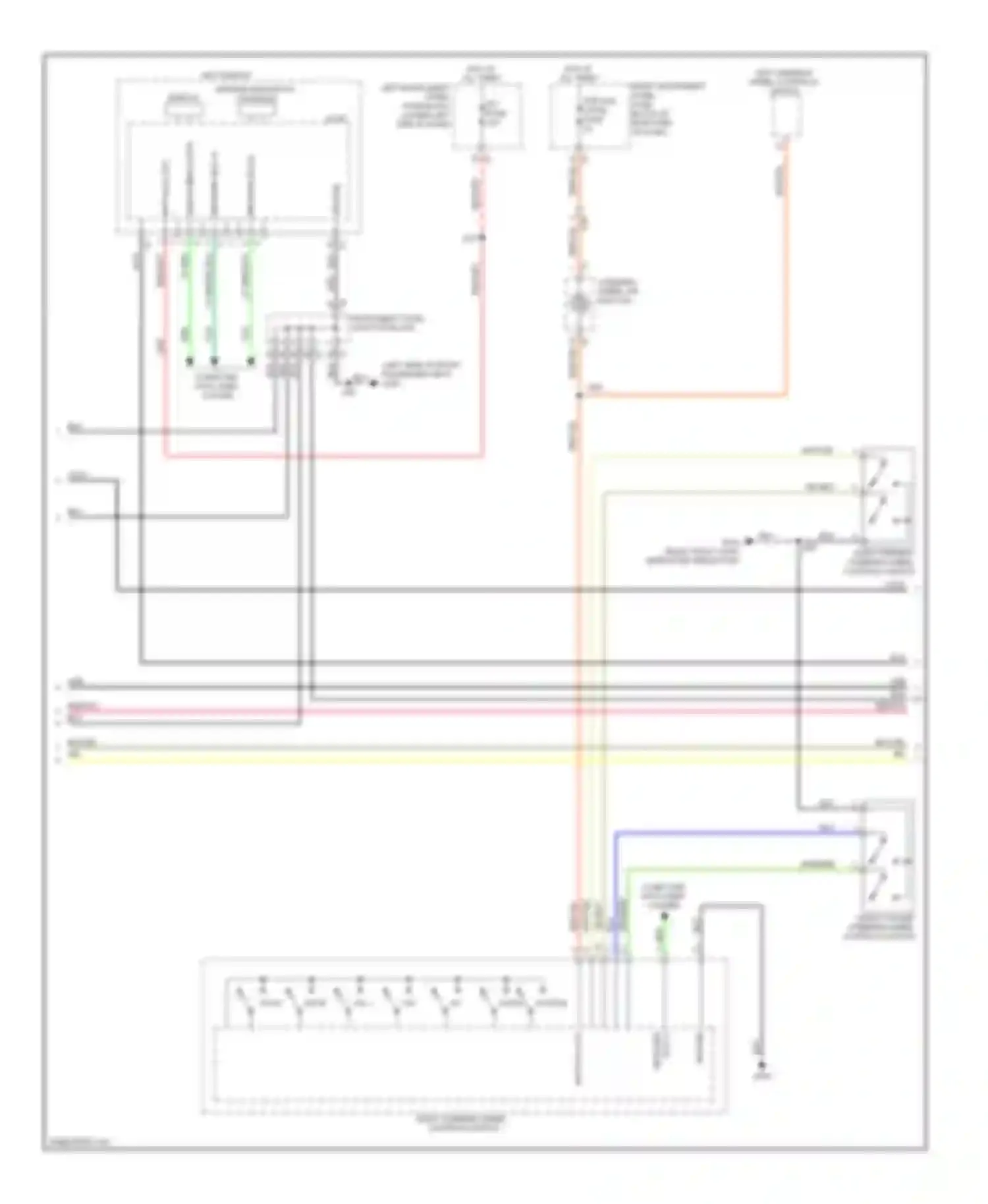 Silverado Chevrolet GMT K2XX (2013-2015): Navigation circuit (2 of 4)