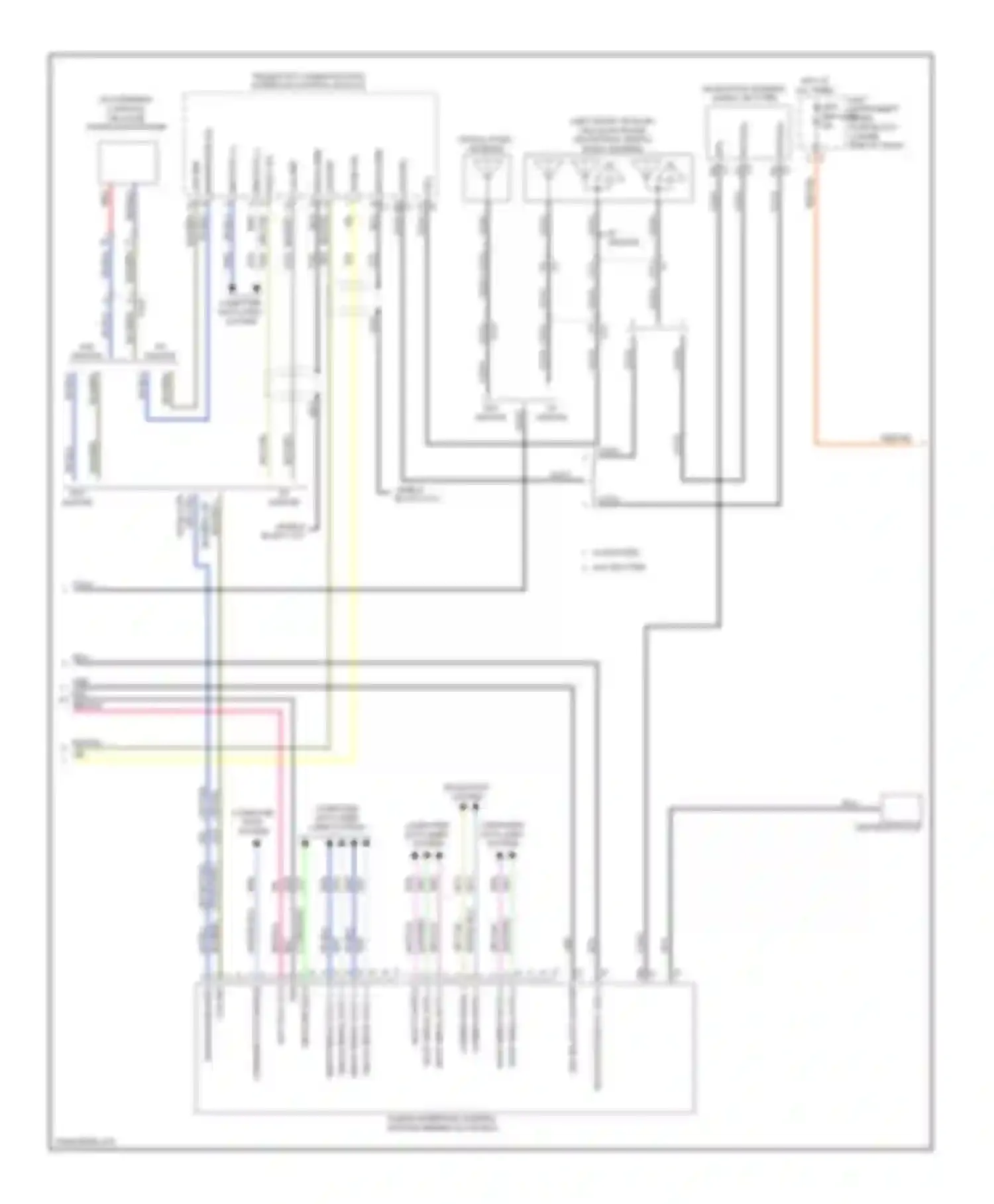 Silverado Chevrolet GMT K2XX (2013-2015): Navigation circuit (3 of 4)