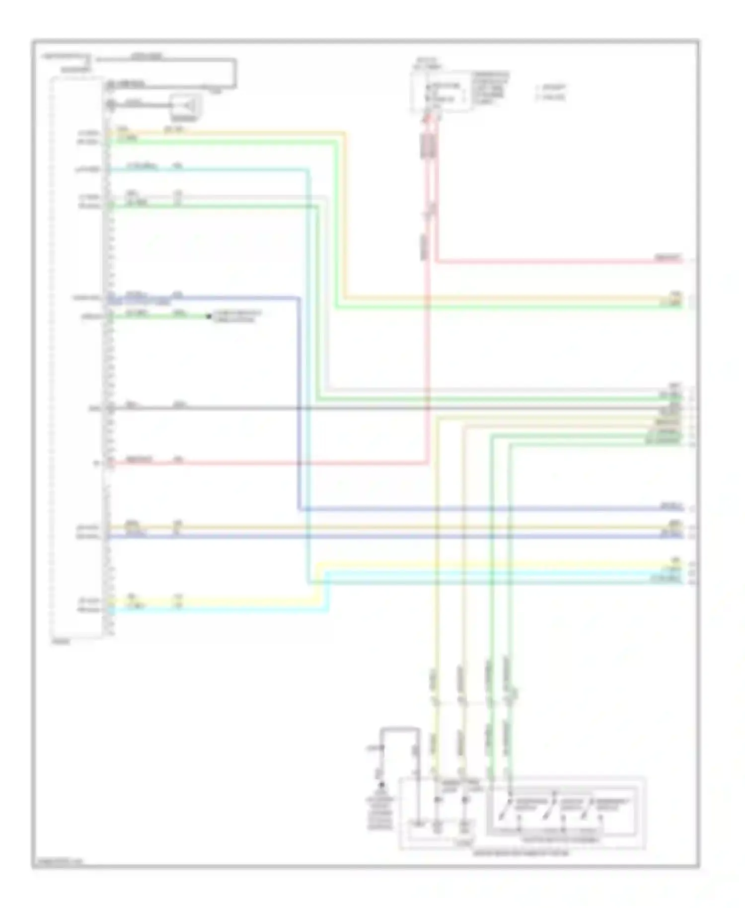 Silverado Chevrolet GMT K2XX (2013-2015): Navigation circuit, with uys without y91 & uqa (1 of 5)
