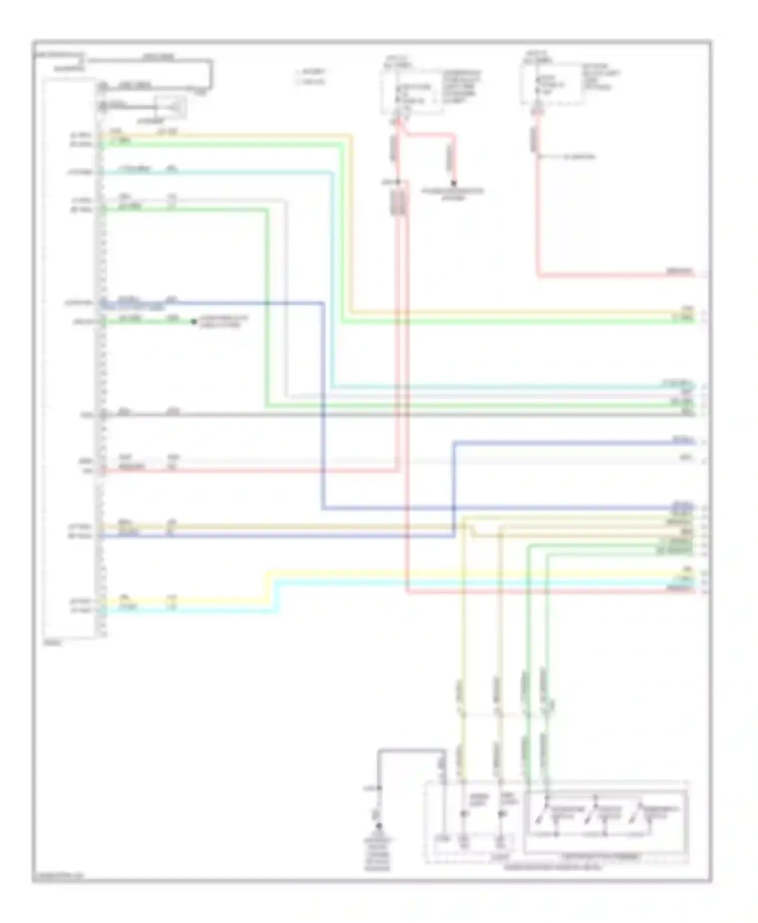 Silverado Chevrolet GMT K2XX (2013-2015): Navigation circuit, with uys, y91 & without uqa (1 of 4)