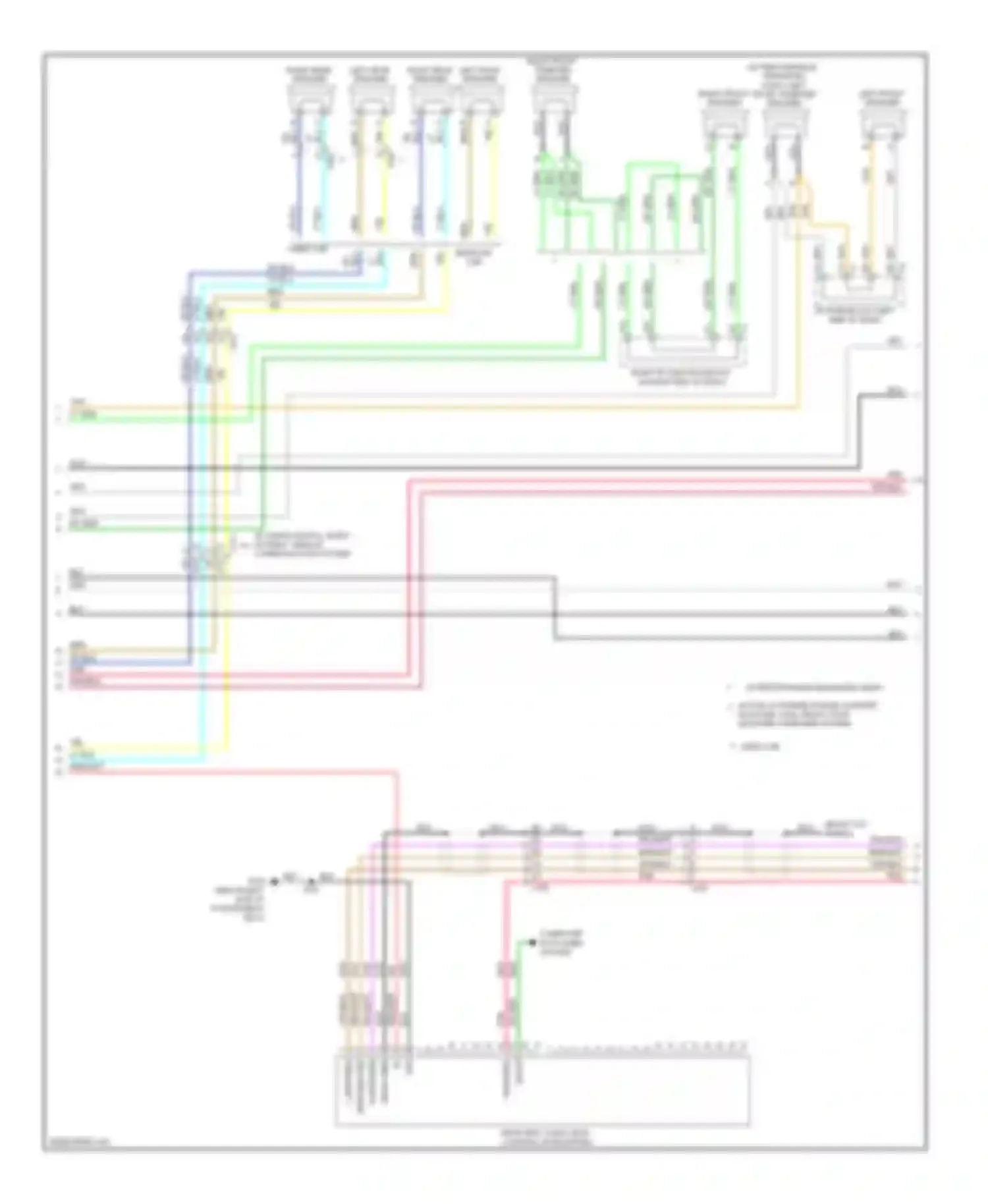 Silverado Chevrolet GMT K2XX (2013-2015): Navigation circuit, with uys, y91 & without uqa (3 of 4)