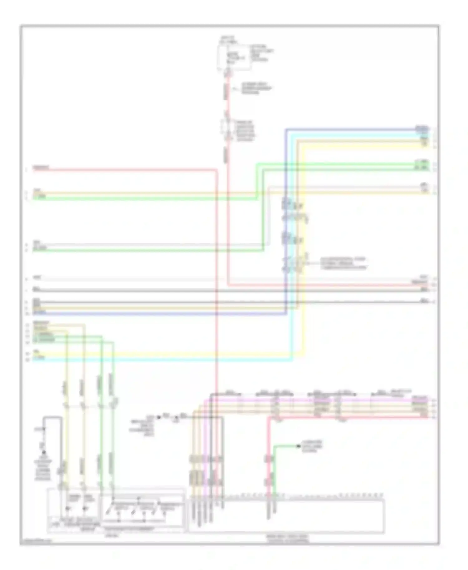 Silverado Chevrolet GMT K2XX (2013-2015): Navigation circuit, with y91, without uys & uqa (2 of 3)