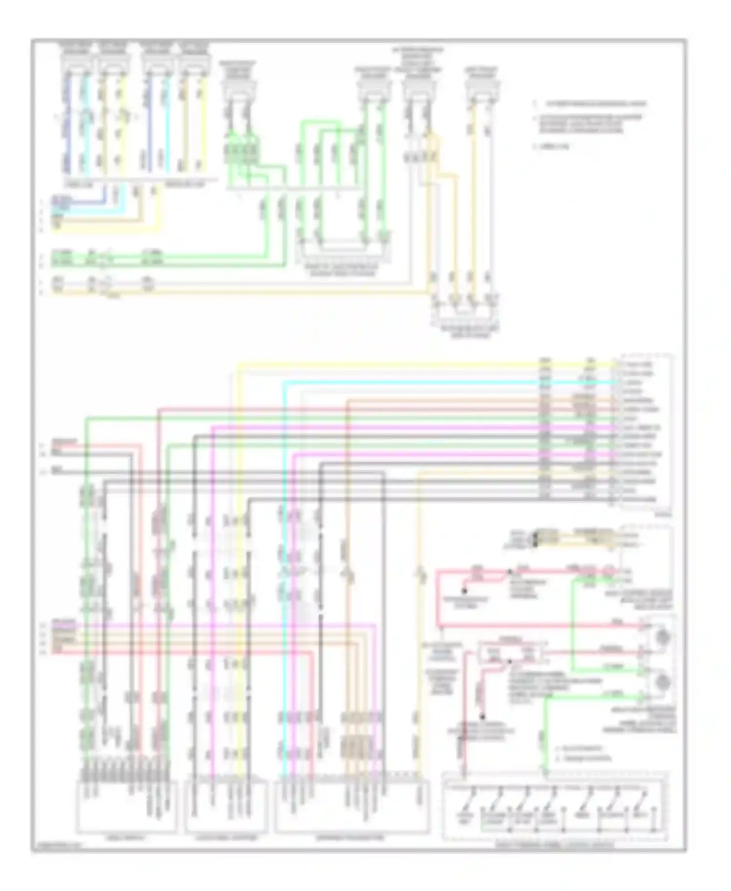 Silverado Chevrolet GMT K2XX (2013-2015): Navigation circuit, without uys, y91 & uqa (3 of 3)