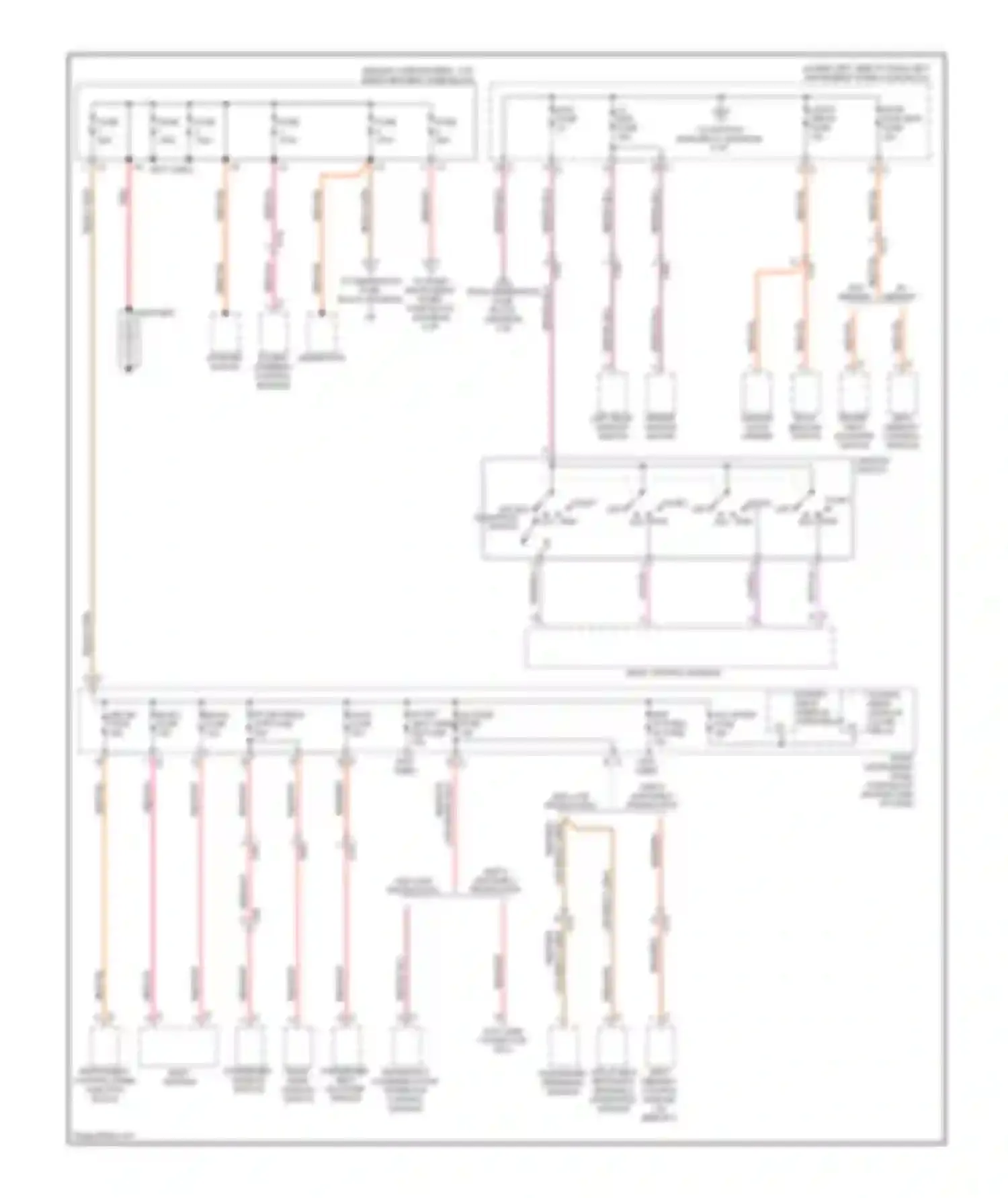 Silverado Chevrolet GMT K2XX (2013-2015): Power distribution circuit (1 of 5)