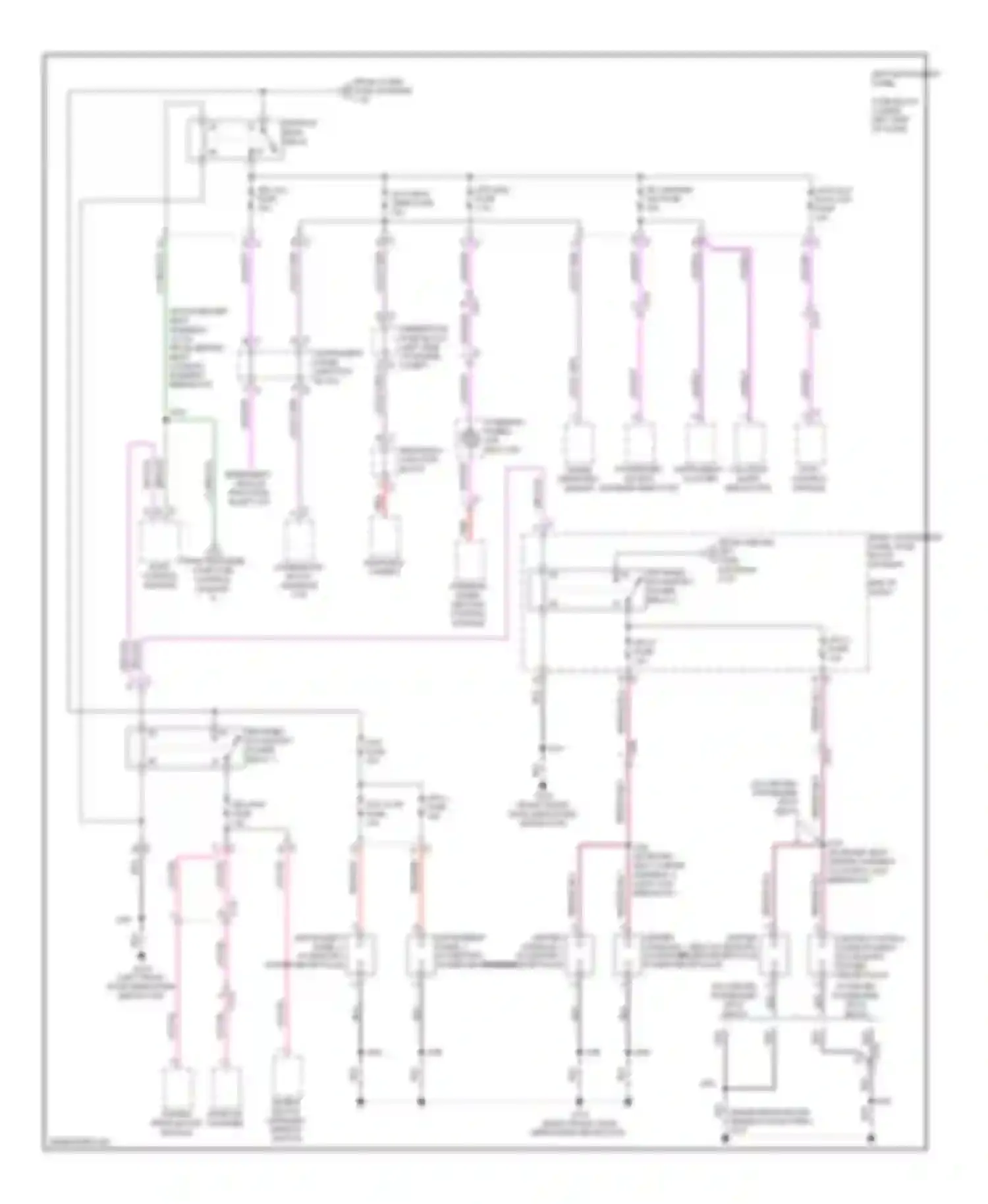 Silverado Chevrolet GMT K2XX (2013-2015): Power distribution circuit (5 of 5)