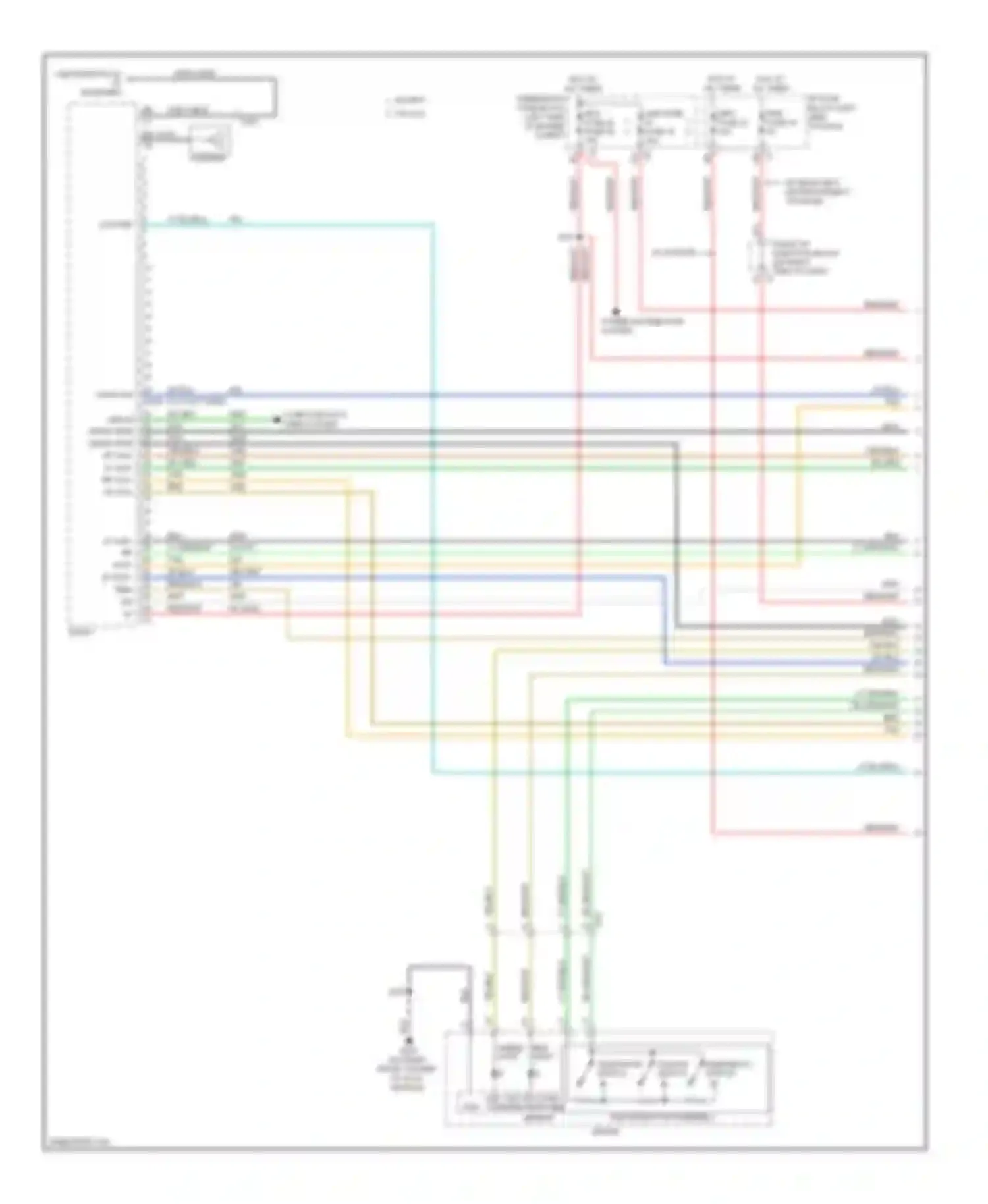 Silverado Chevrolet GMT K2XX (2013-2015): Radio circuit, with uys, y91 & uqa (1 of 5)